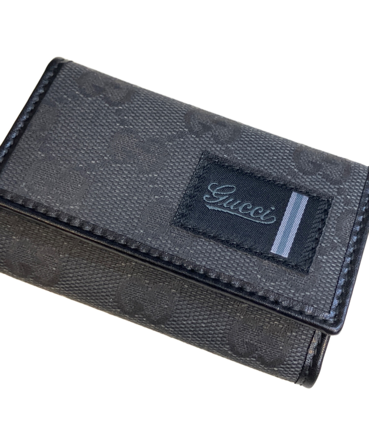 中古・古着通販】GUCCI (グッチ) GGキーケース ブラック｜ブランド