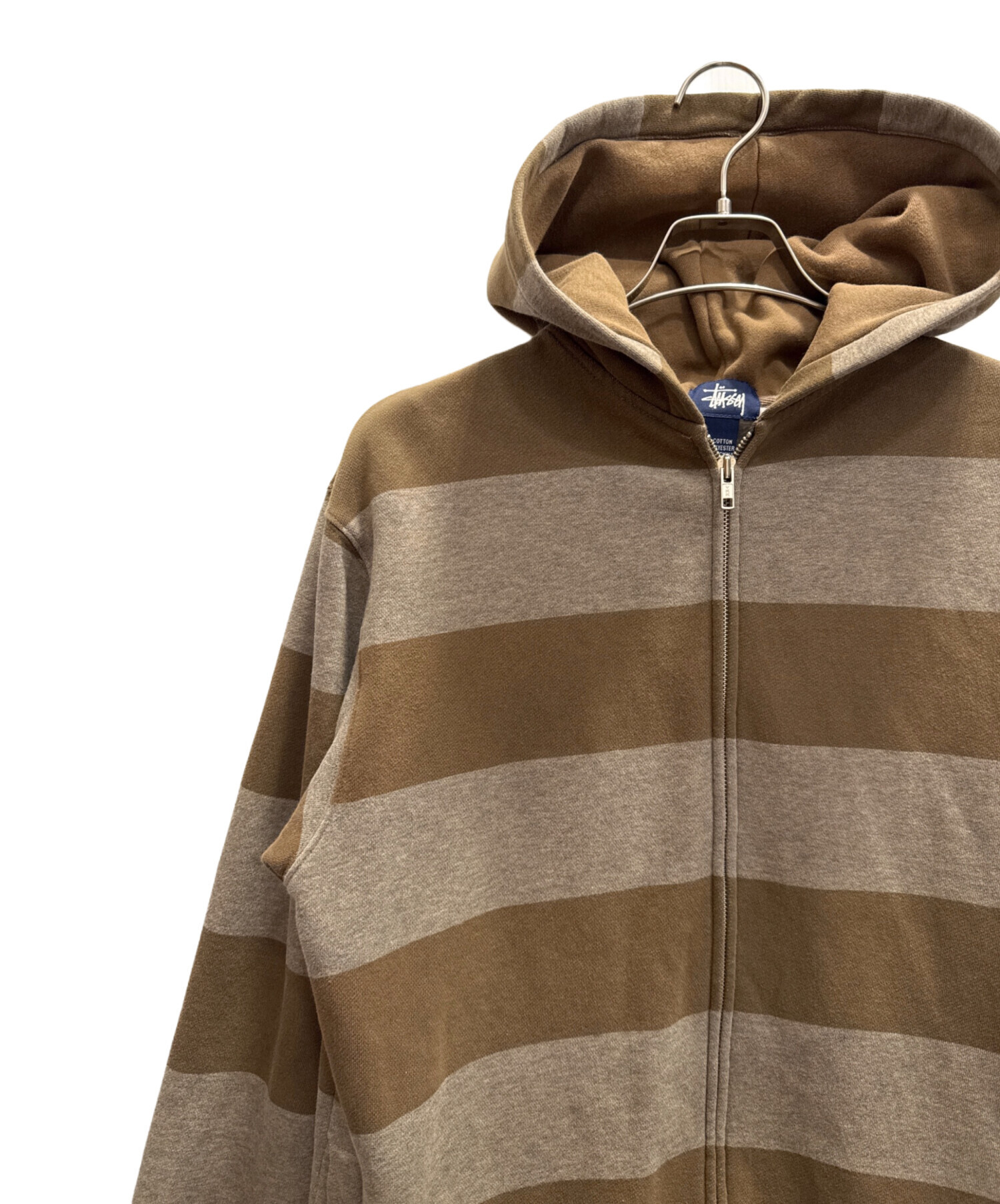 中古・古着通販】stussy (ステューシー) 紺タグジップパーカー