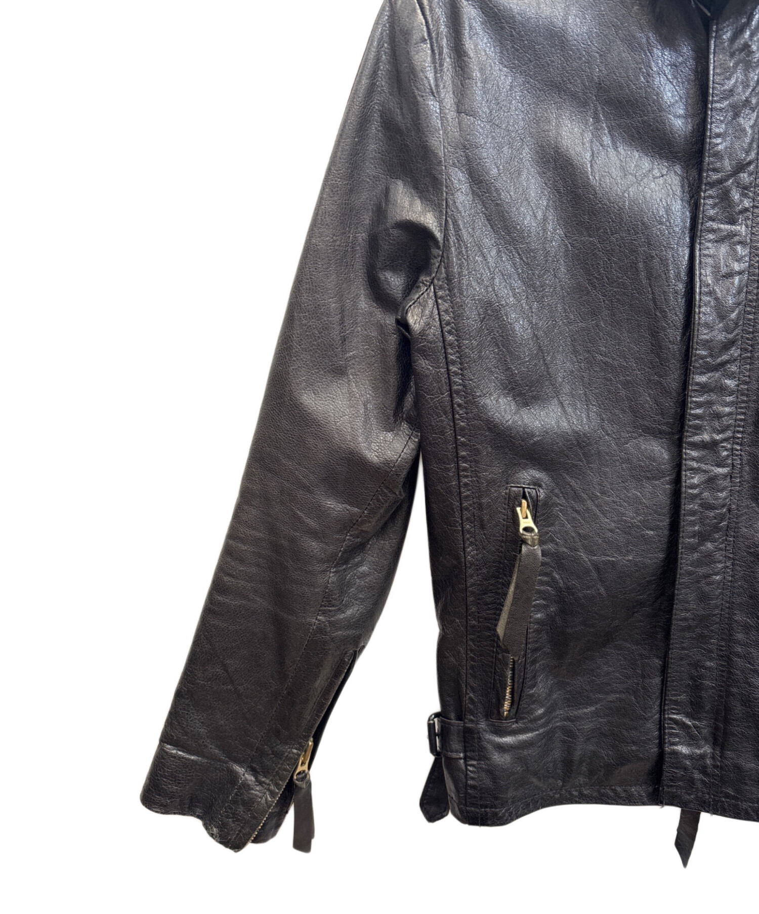中古・古着通販】Schott (ショット) レザージャケット ブラック サイズ