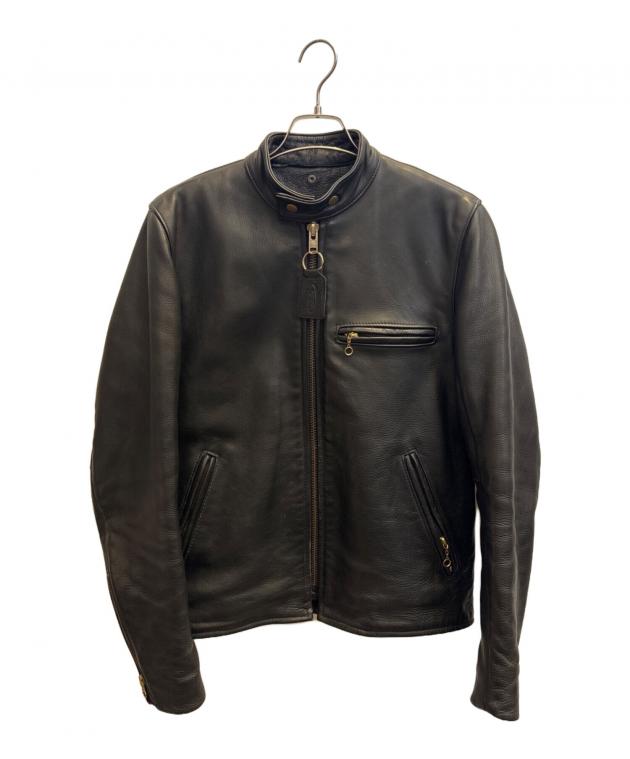 バンソン　シングルライダースジャケット　38 古着 中古・古着通販】VANSON (バンソン) シングルライダースジャケット
