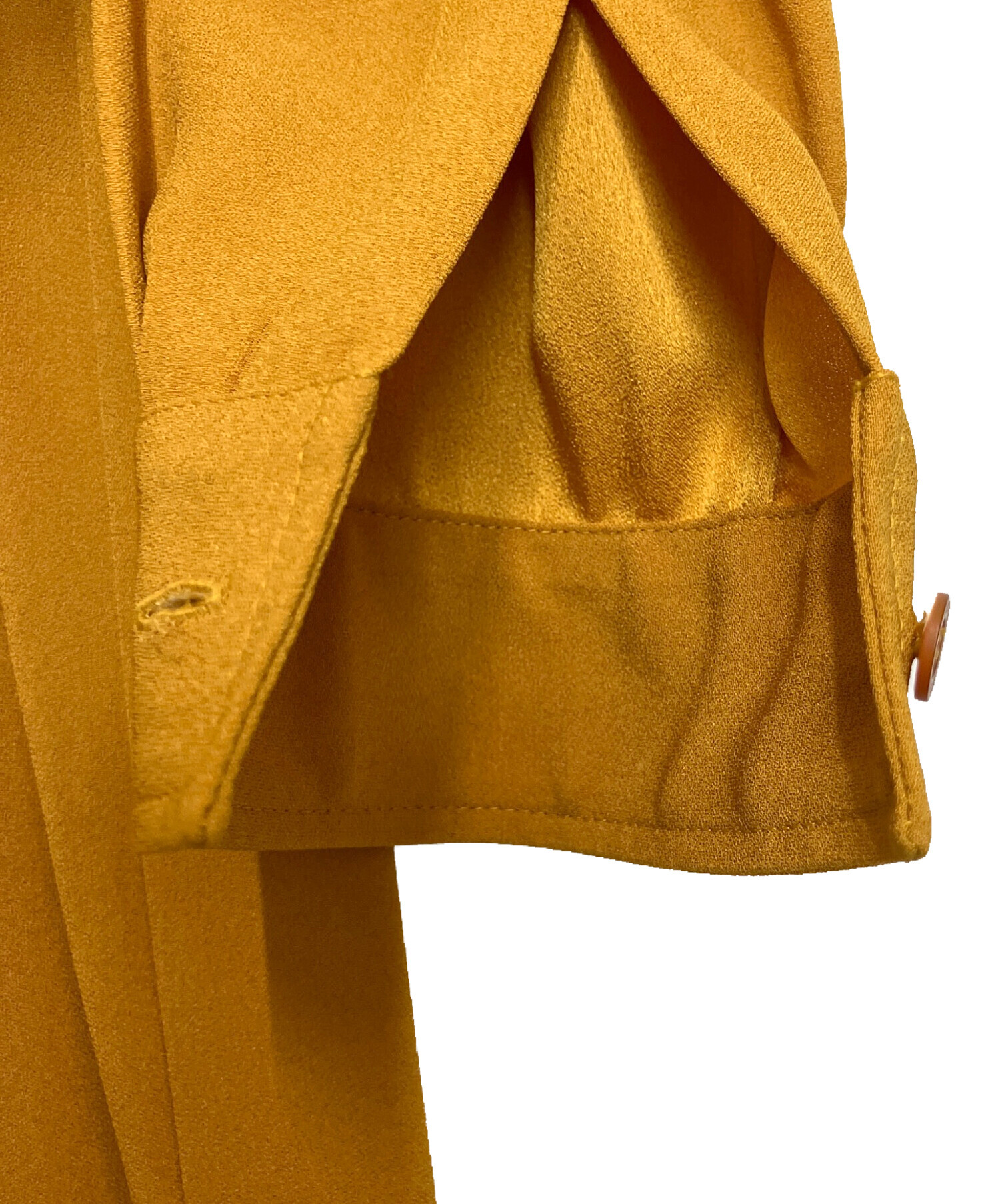 中古・古着通販】GUCCI (グッチ) ハーフボタンミディワンピース ダーク