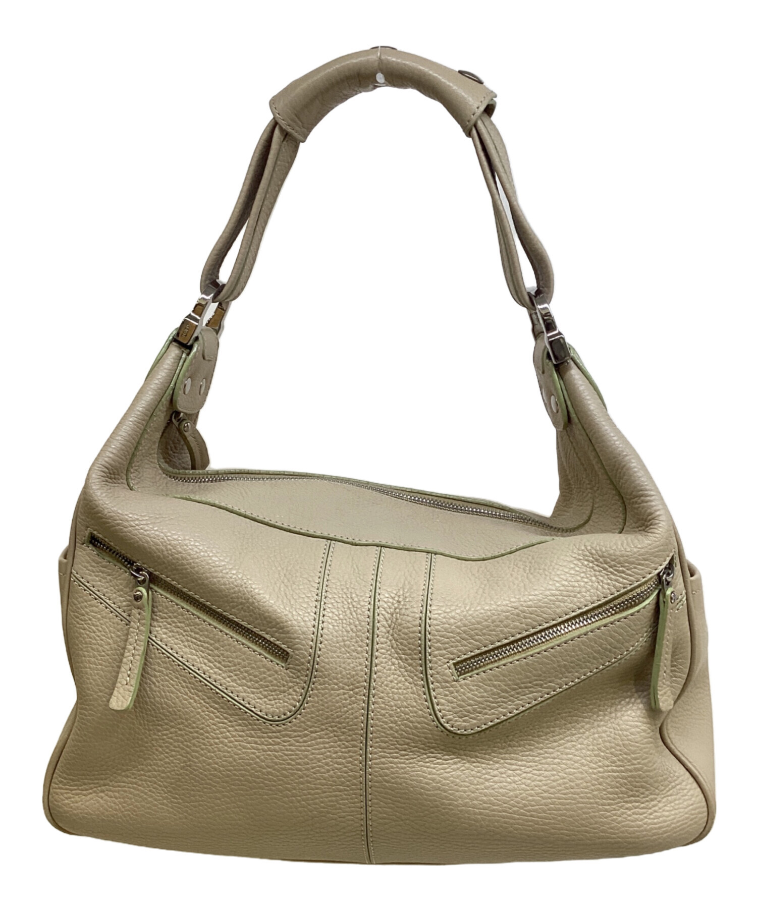 中古・古着通販】TOD'S (トッズ) レザーワンショルダーバッグ ベージュ