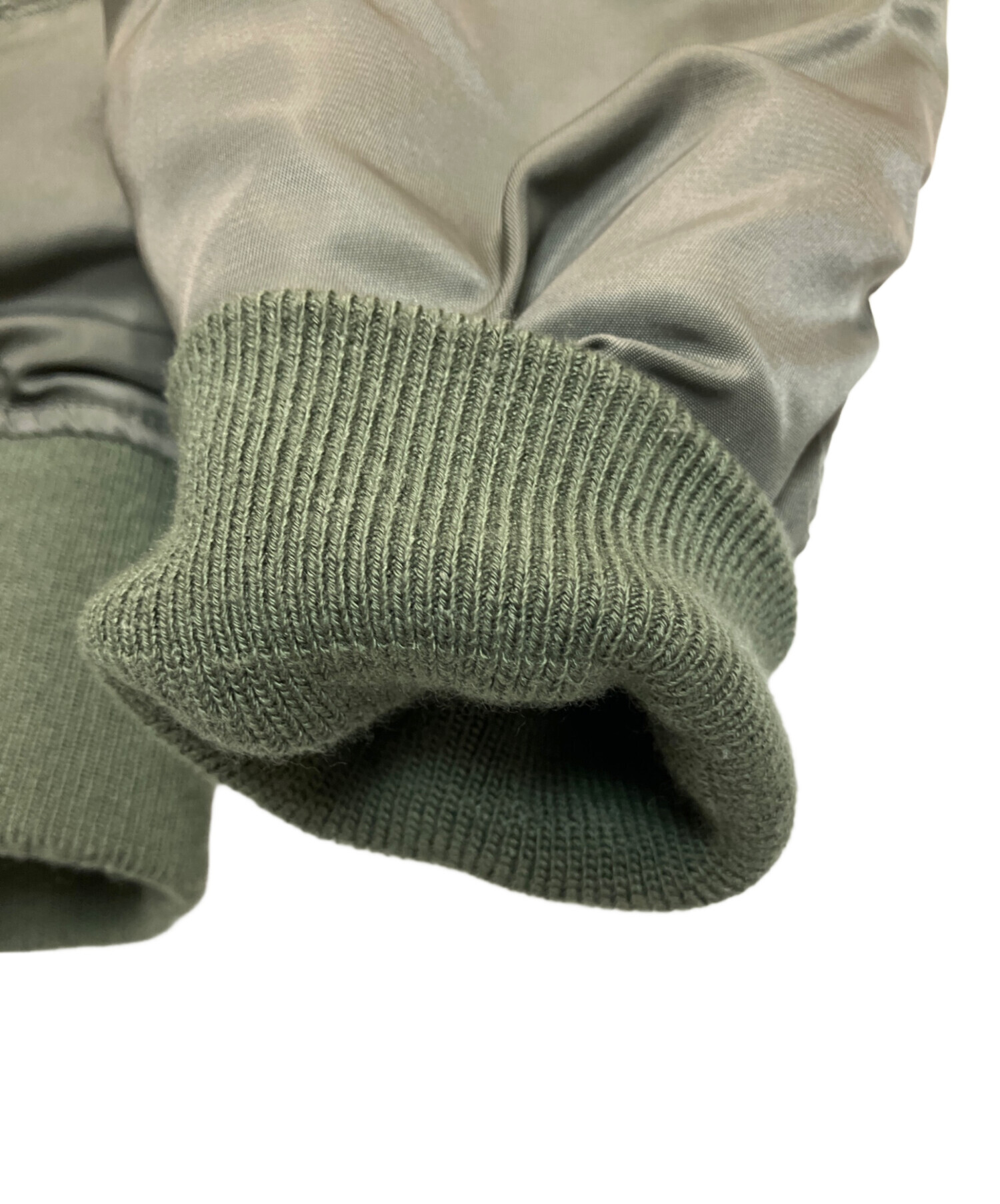 中古・古着通販】waiper (ワイパー) MA-1ジャケット カーキ サイズ:M