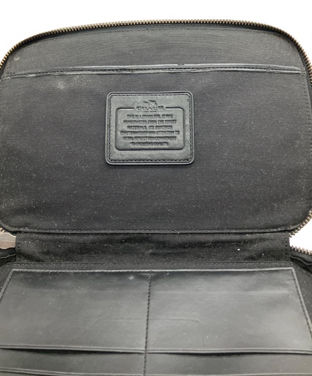 中古・古着通販】COACH (コーチ) セカンドバッグ ブラック｜ブランド
