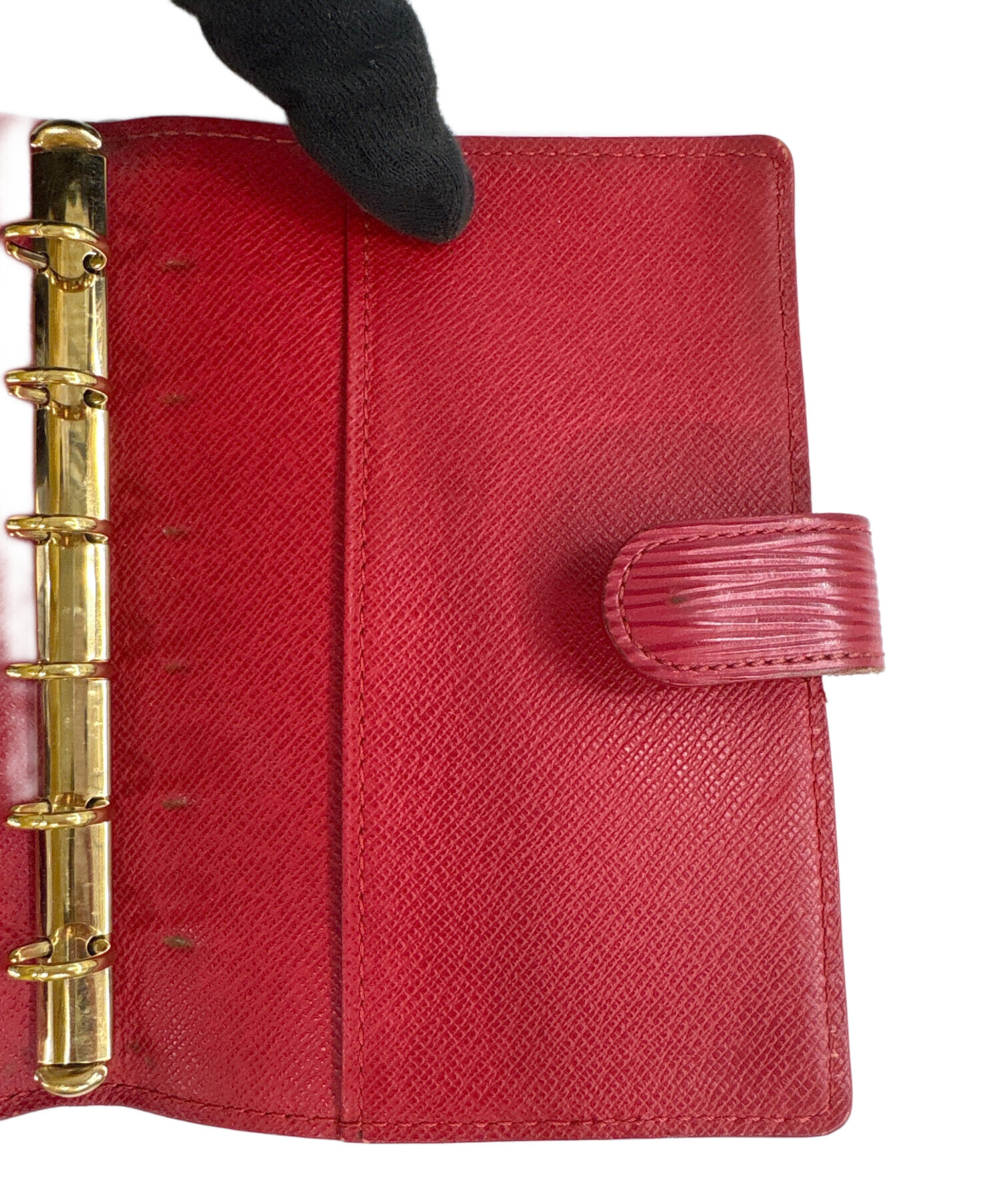 中古・古着通販】LOUIS VUITTON (ルイ ヴィトン) 手帳カバー レッド