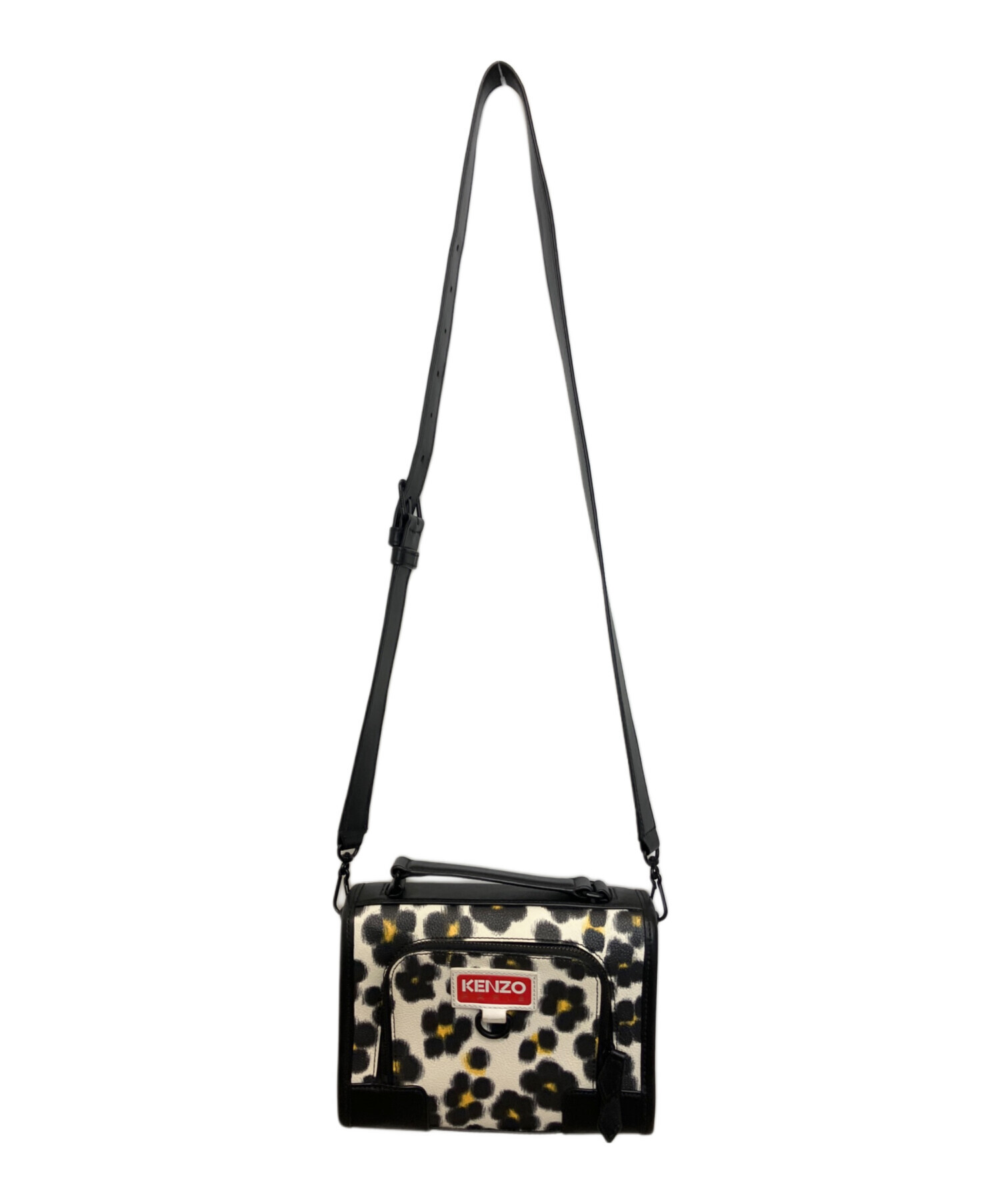 中古・古着通販】KENZO (ケンゾー) CROSSBODY BAG ブラック×ホワイト