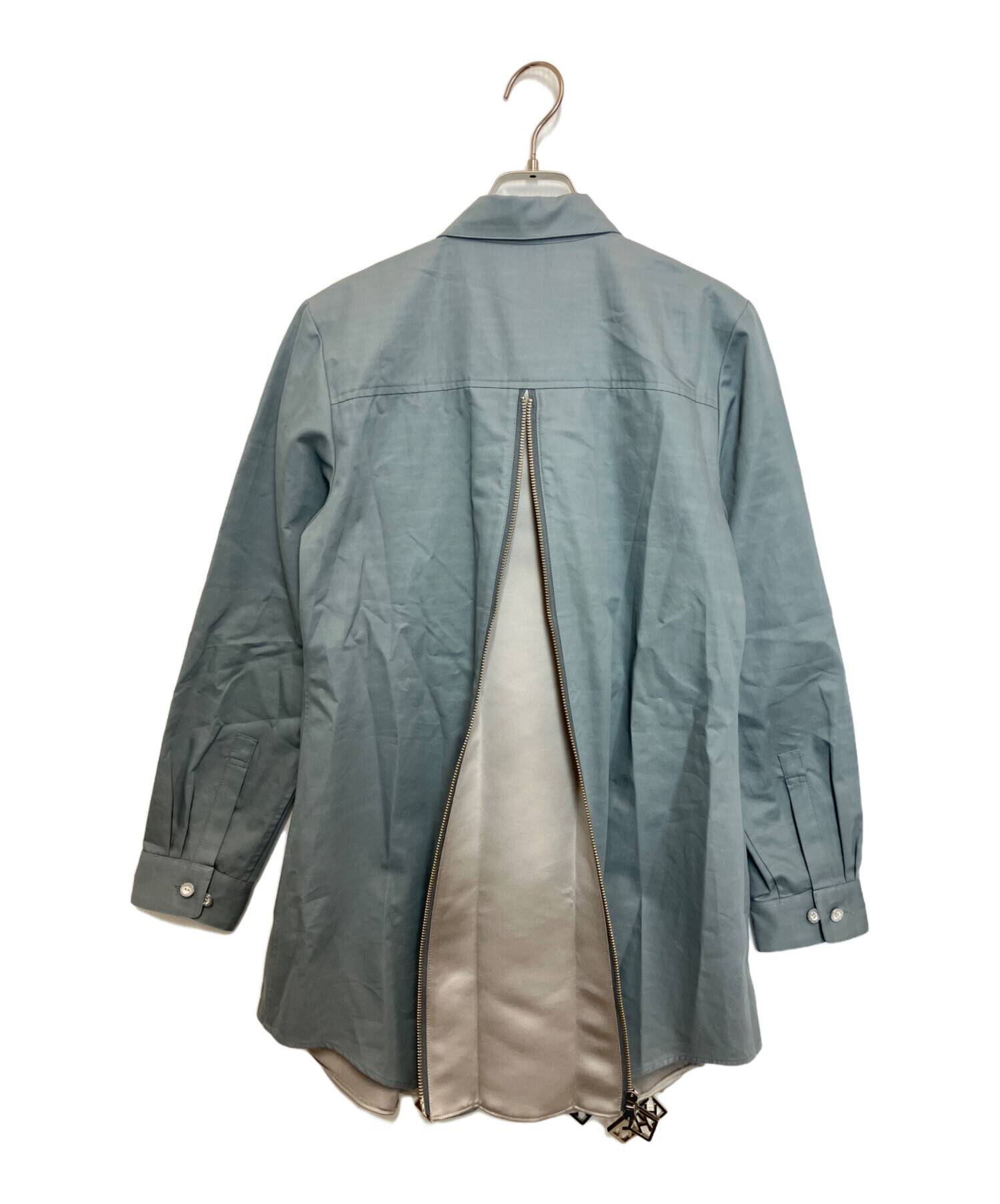 中古・古着通販】hazama (ハザマ) 調律シャツ グレー サイズ:S