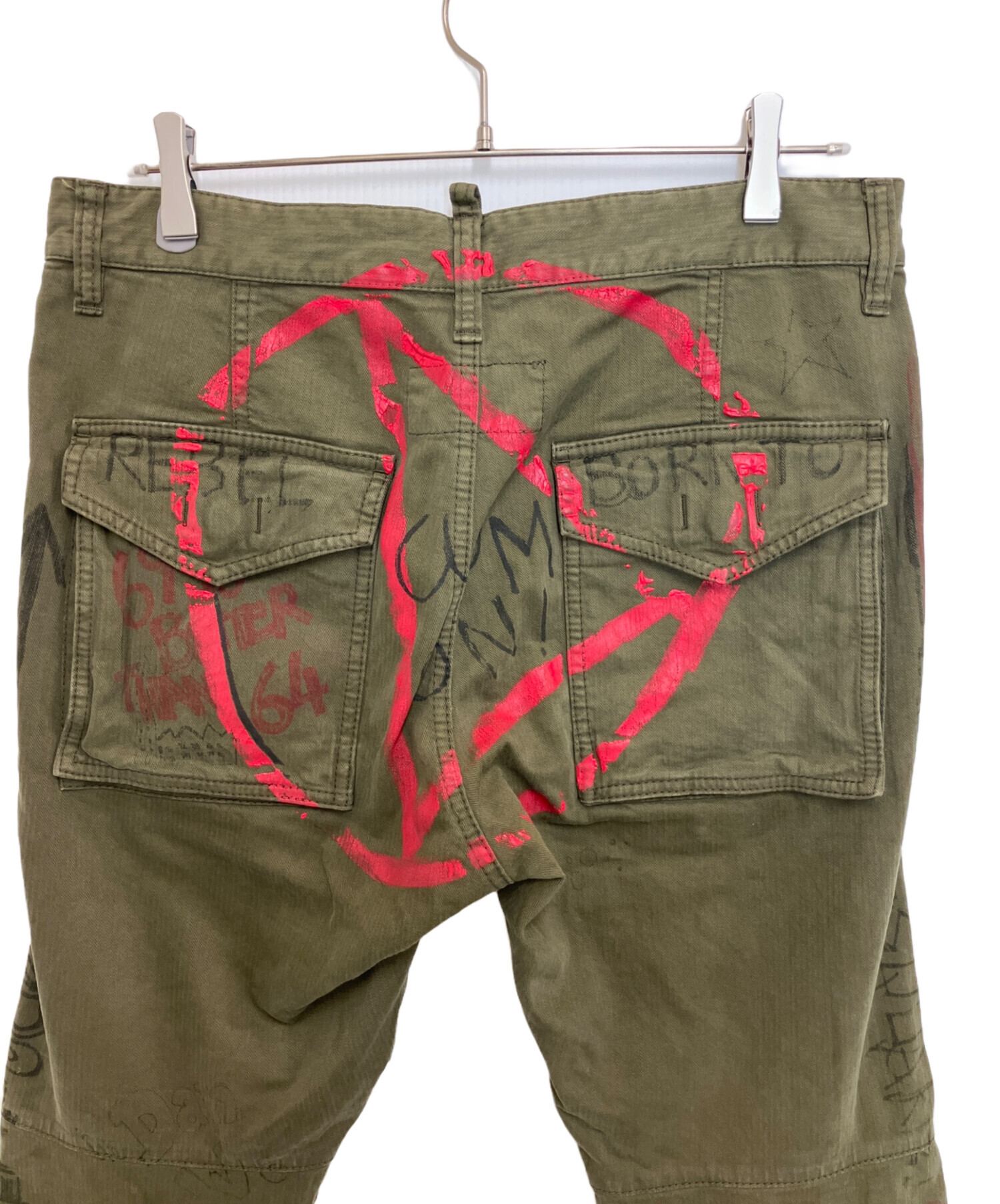 中古・古着通販】DSQUARED2 (ディースクエアード) メッセージカーゴ