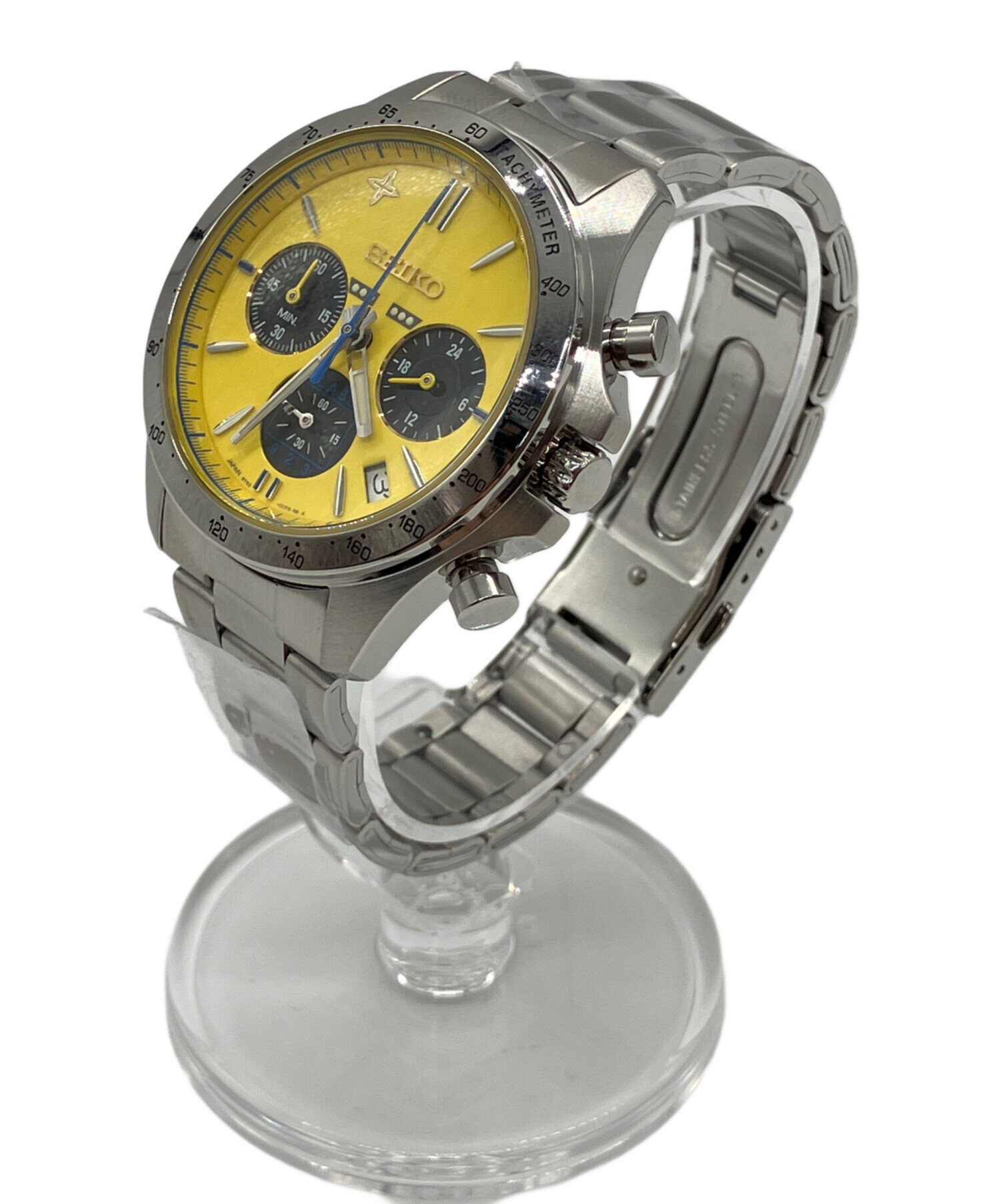 中古・古着通販】SEIKO (セイコー) クロノグラフ イエロー サイズ:20cm