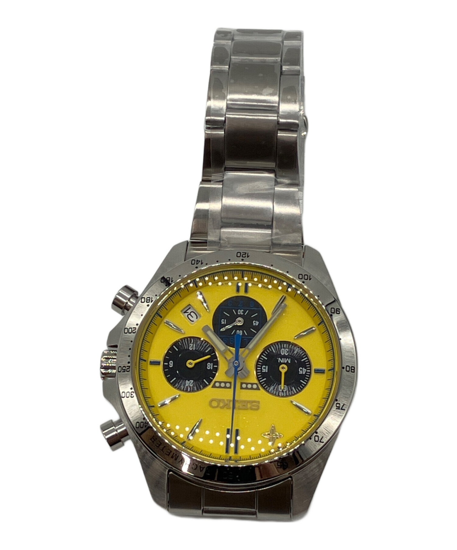 中古・古着通販】SEIKO (セイコー) クロノグラフ イエロー サイズ:20cm 