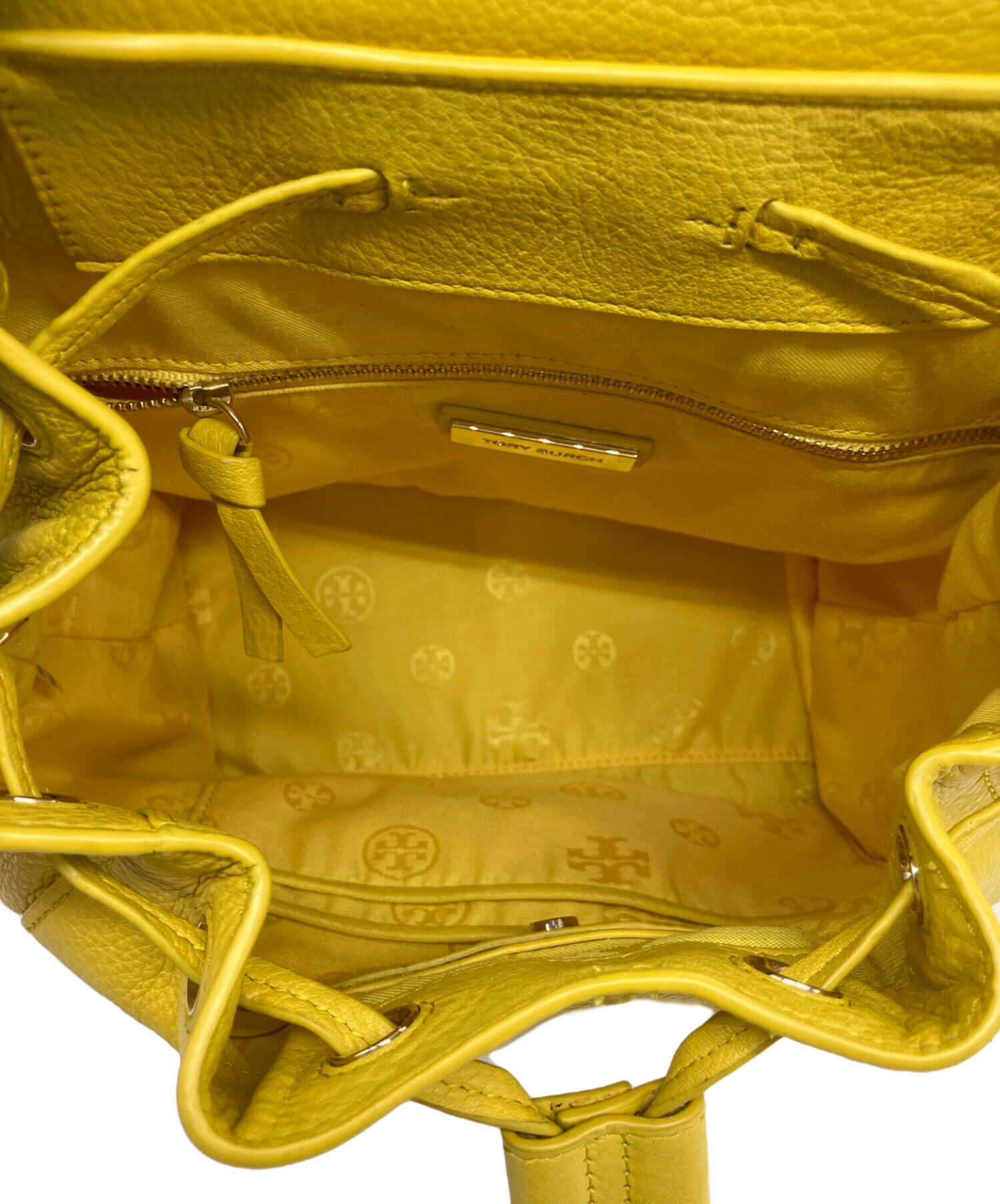 中古・古着通販】TORY BURCH (トリーバーチ) リュック イエロー 