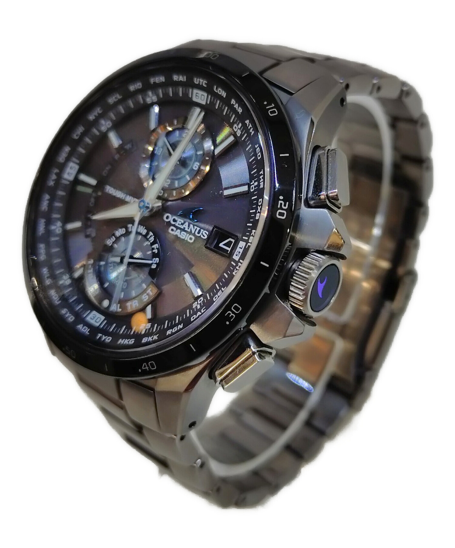 中古・古着通販】CASIO (カシオ) クロノグラフ ブラック｜ブランド 