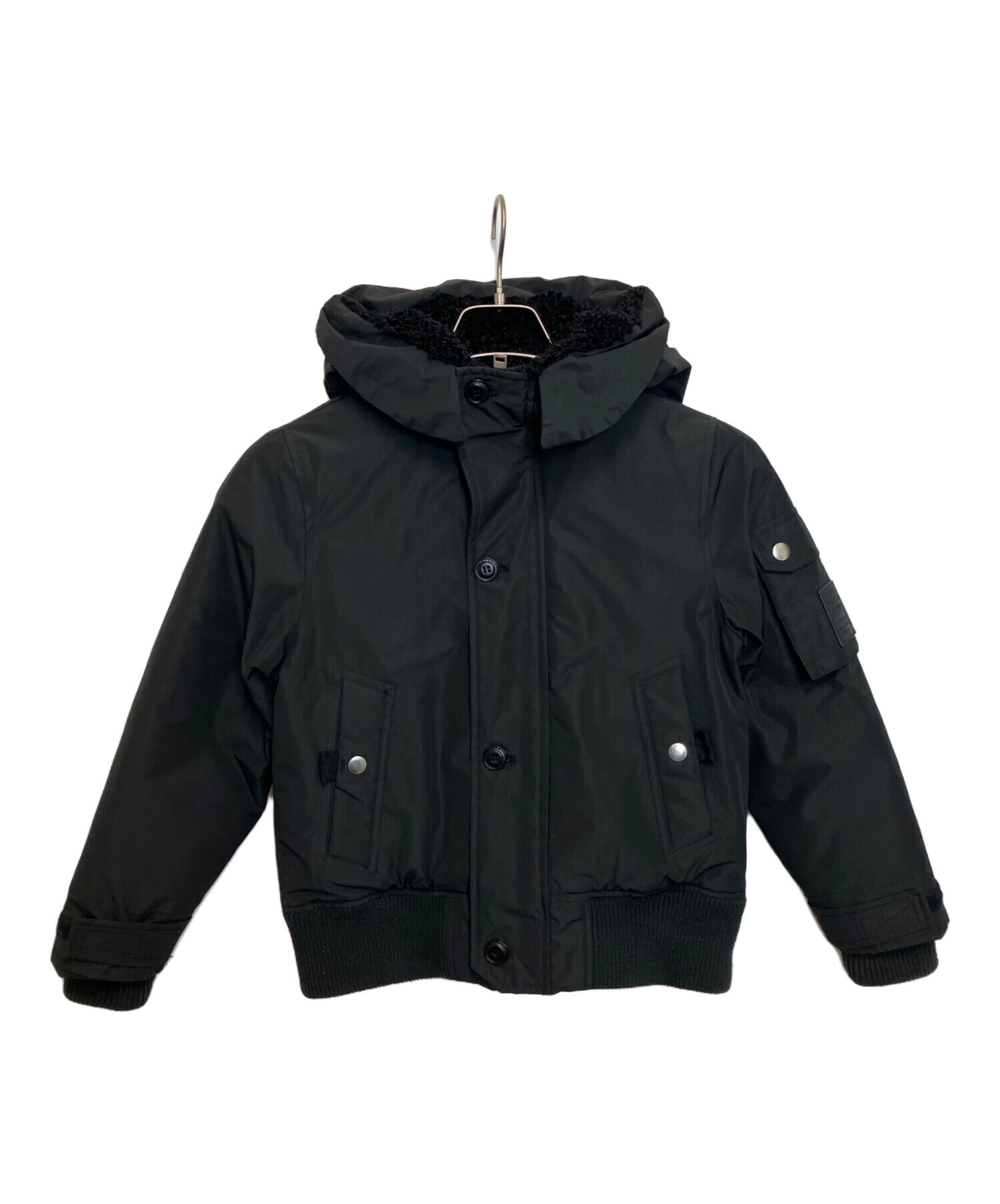 中古・古着通販】DIESEL (ディーゼル) 中綿ジャケット ブラック サイズ 