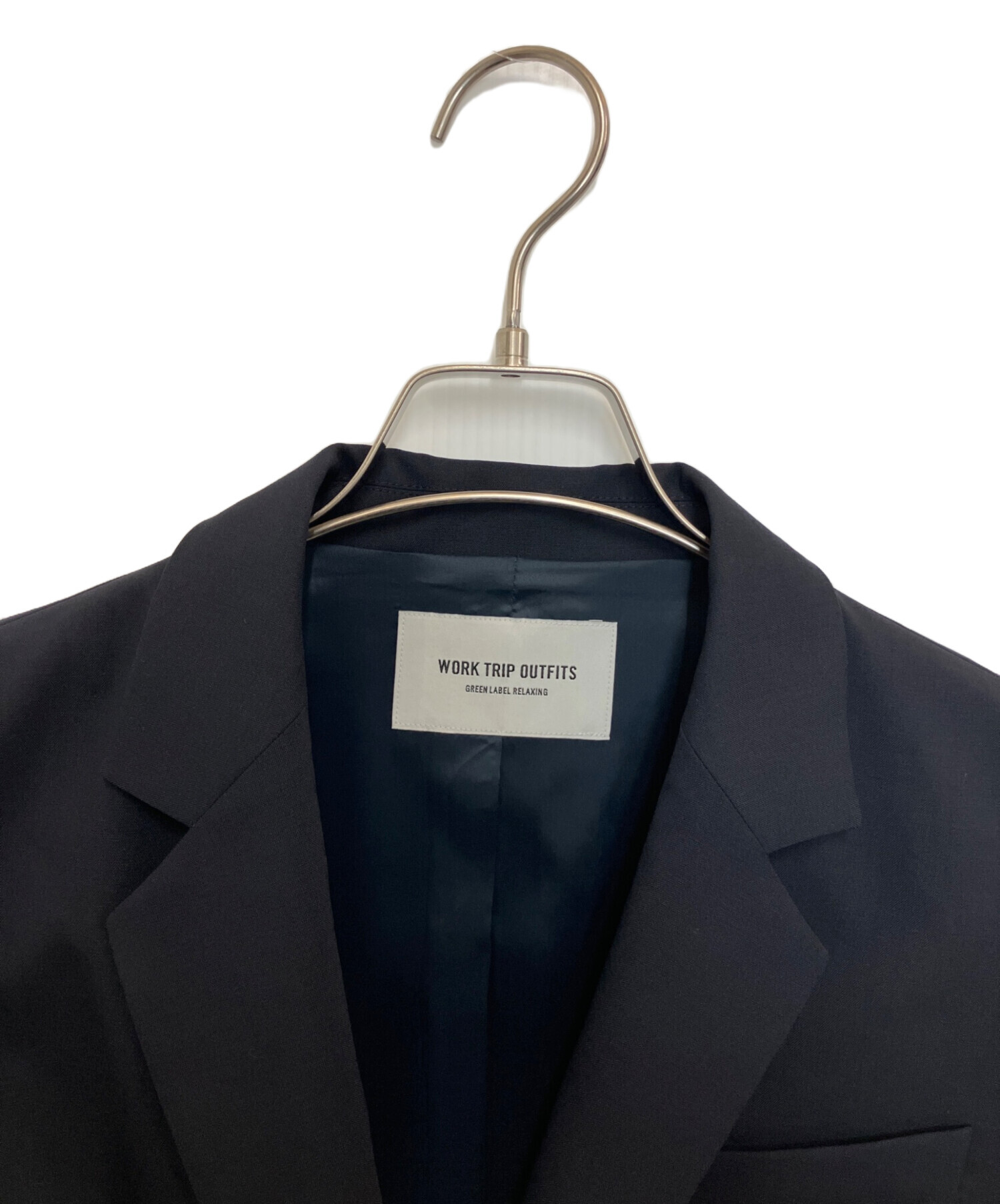 グリーンレーベルWORK TRIP OUTFITS スーツ　クリーニング済　春夏 グリーンレーベルWORK TRIP OUTFITS スーツ クリーニング済 春夏