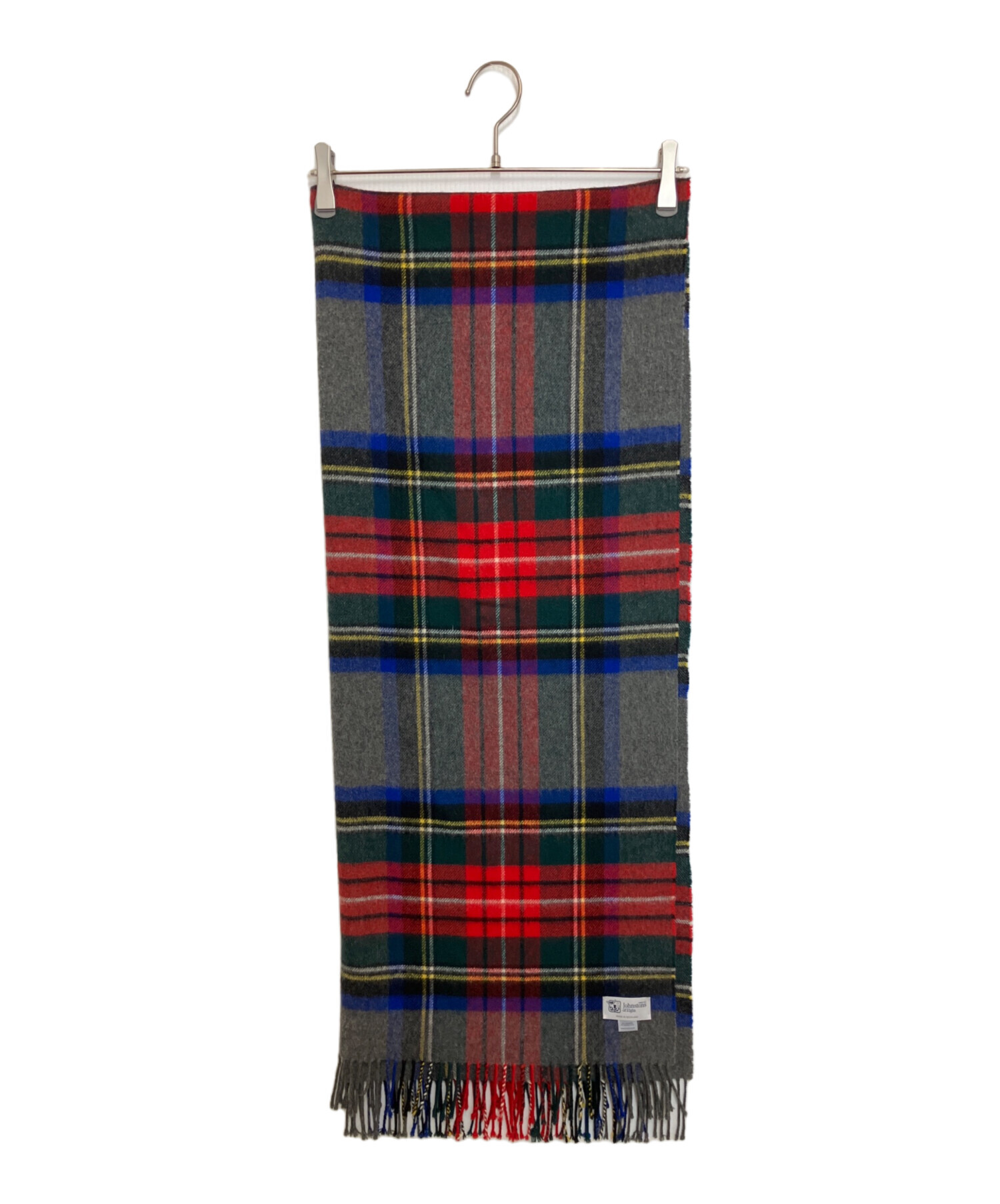 Johnstons of Elgin マフラー  グレー 【古着】【中古】【送料無料】 中古・古着通販】JOHNSTONS OF ELGIN (ジョンストンズオブエルガン