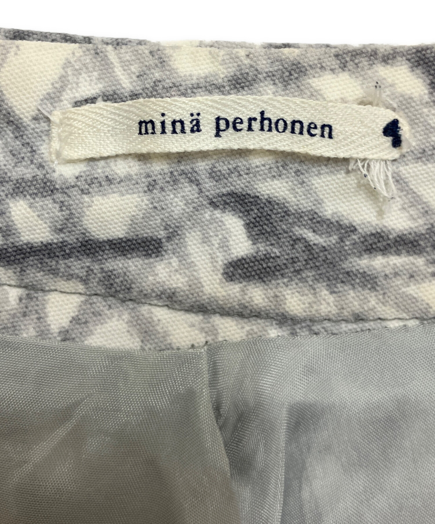 中古・古着通販】mina perhonen (ミナ ペルホネン) スカート グレー