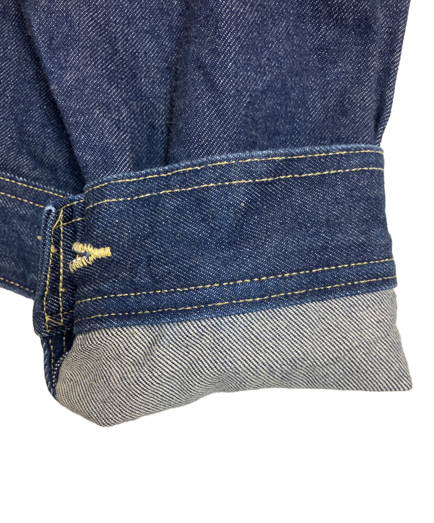 中古・古着通販】LEE (リー) デニムジャケット ネイビー サイズ:XL 