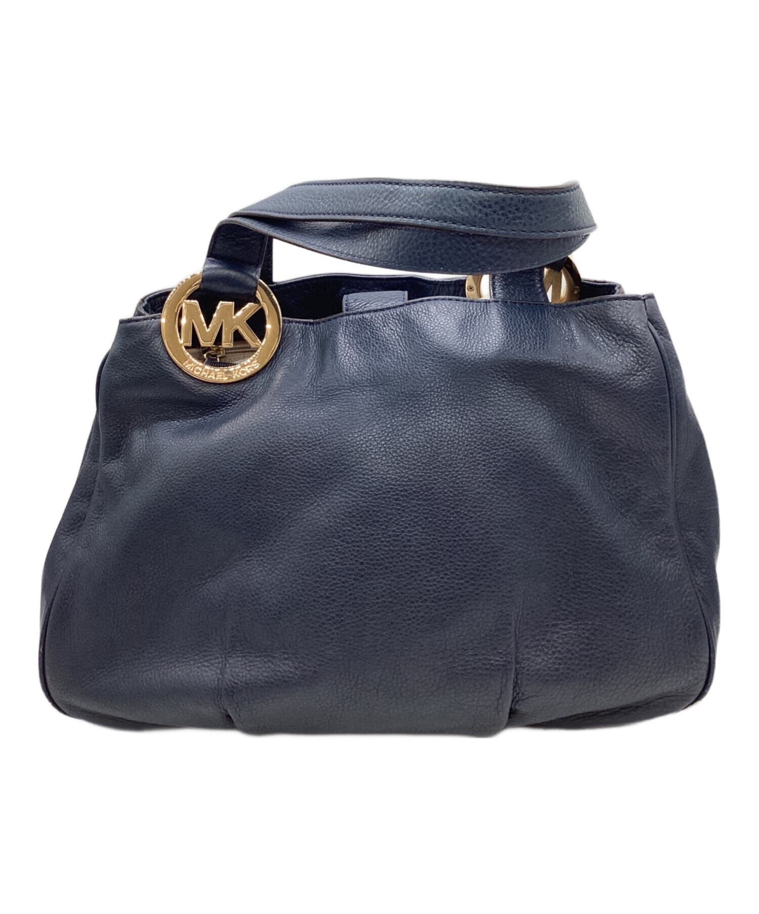 大人気激安通販 MICHAEL KORS レザートートバッグ ネイビー 【公式通販】