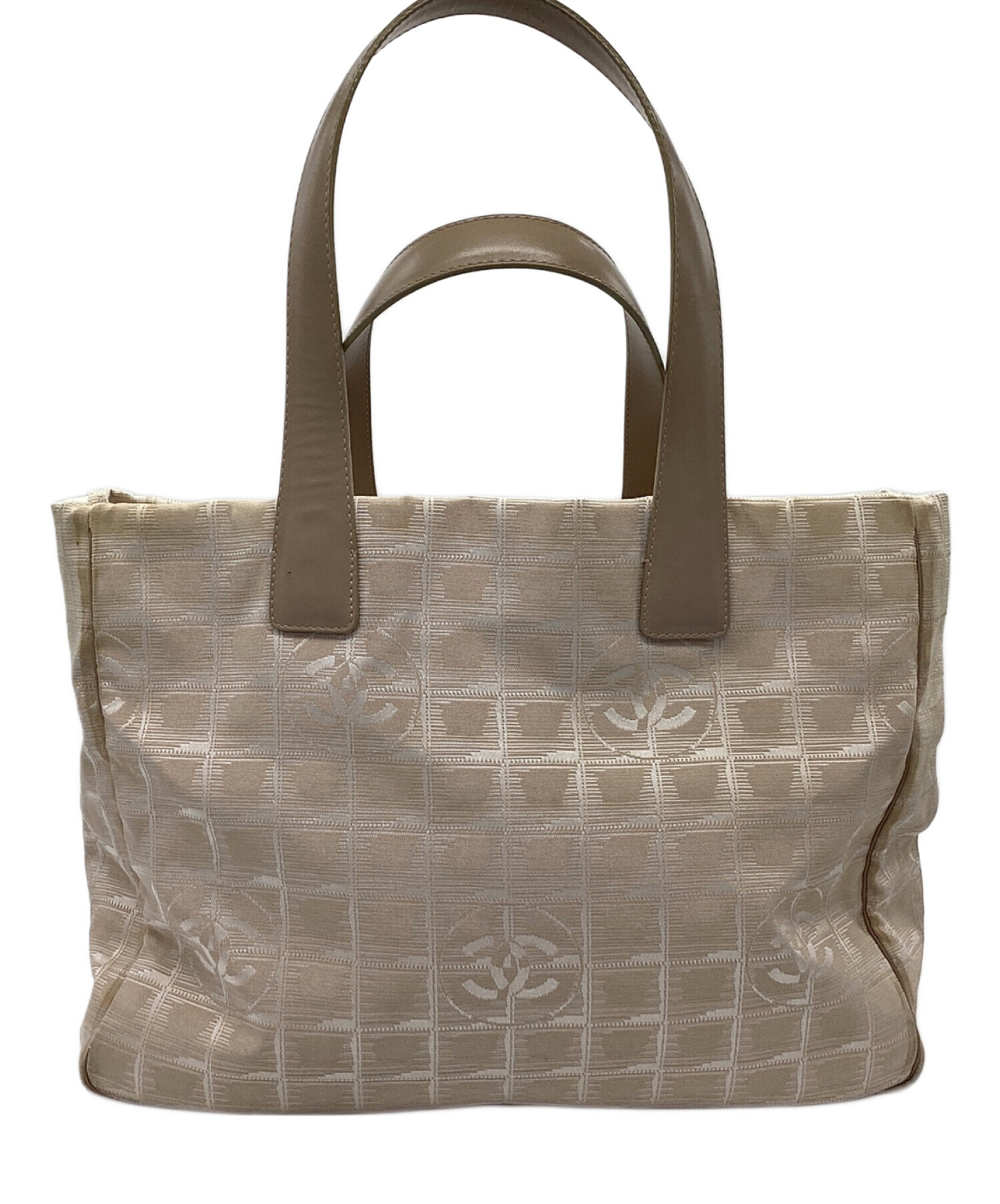 中古・古着通販】CHANEL (シャネル) トートバッグ アイボリー 