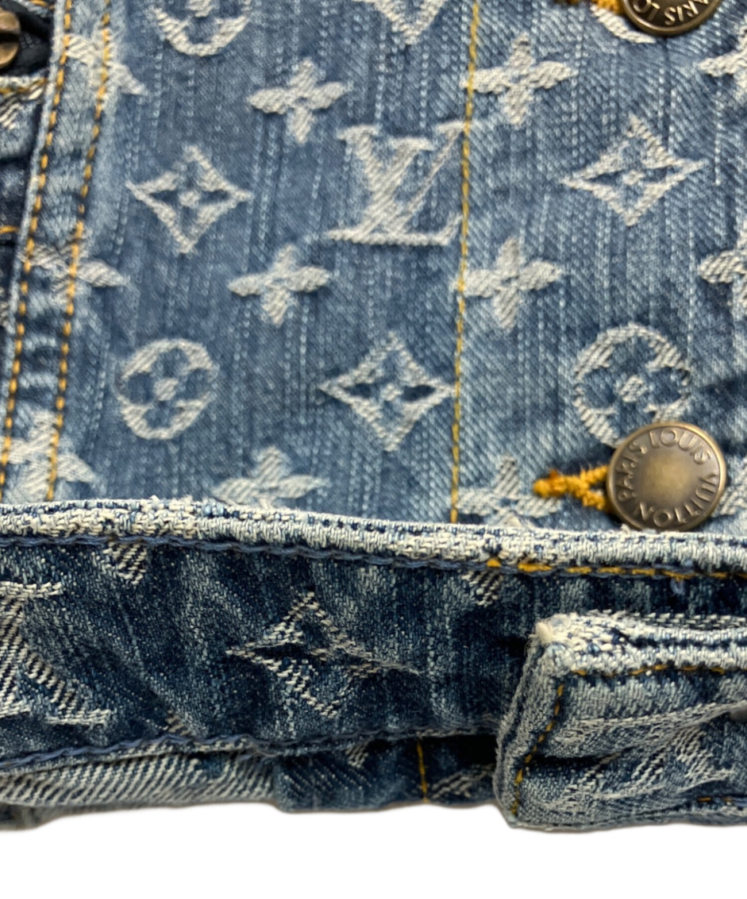 中古・古着通販】LOUIS VUITTON (ルイ ヴィトン) ミンクファーデニム