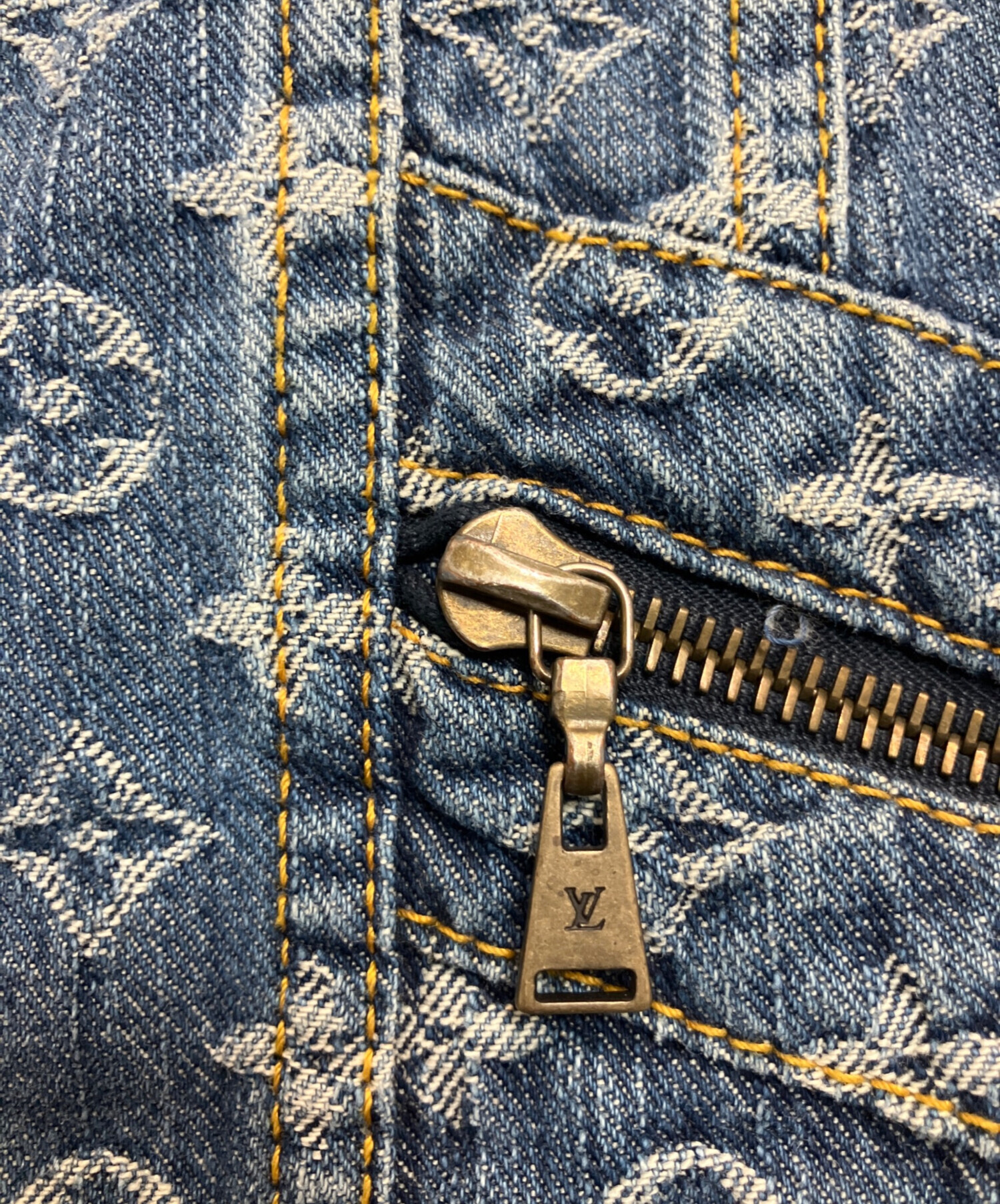 中古・古着通販】LOUIS VUITTON (ルイ ヴィトン) ミンクファーデニム