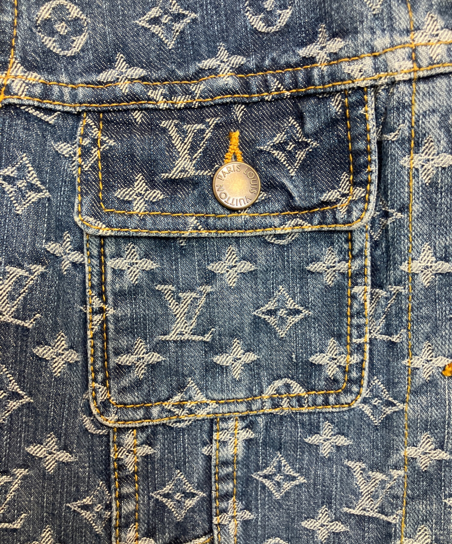 中古・古着通販】LOUIS VUITTON (ルイ ヴィトン) ミンクファーデニム