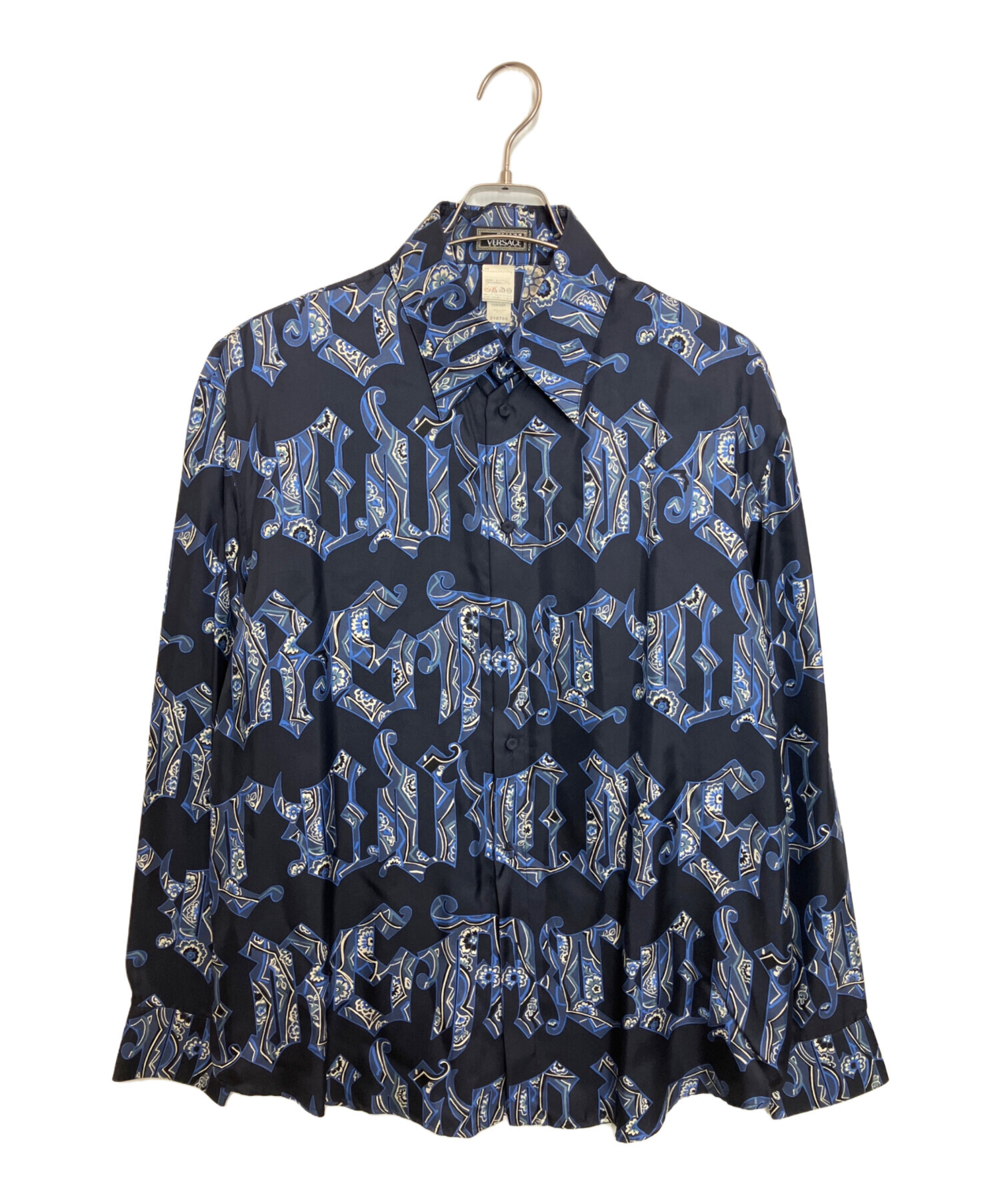 ジャンニヴェルサーチ GIANNI VERSACE シルクシャツ 38 中古・古着通販】GIANNI VERSACE (ジャンニ・ヴェルサーチ) シルク