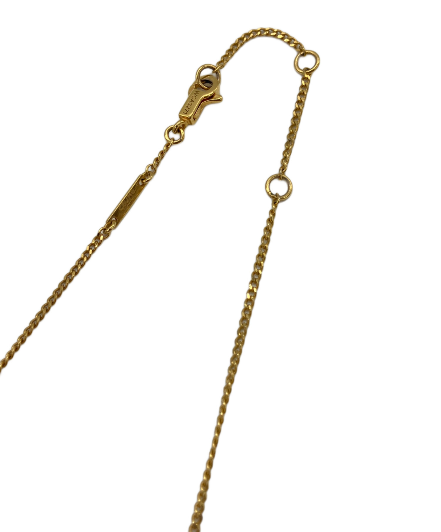 サトウキビ様用 old CELINE 1990s ゴールドネックレス 中古・古着通販