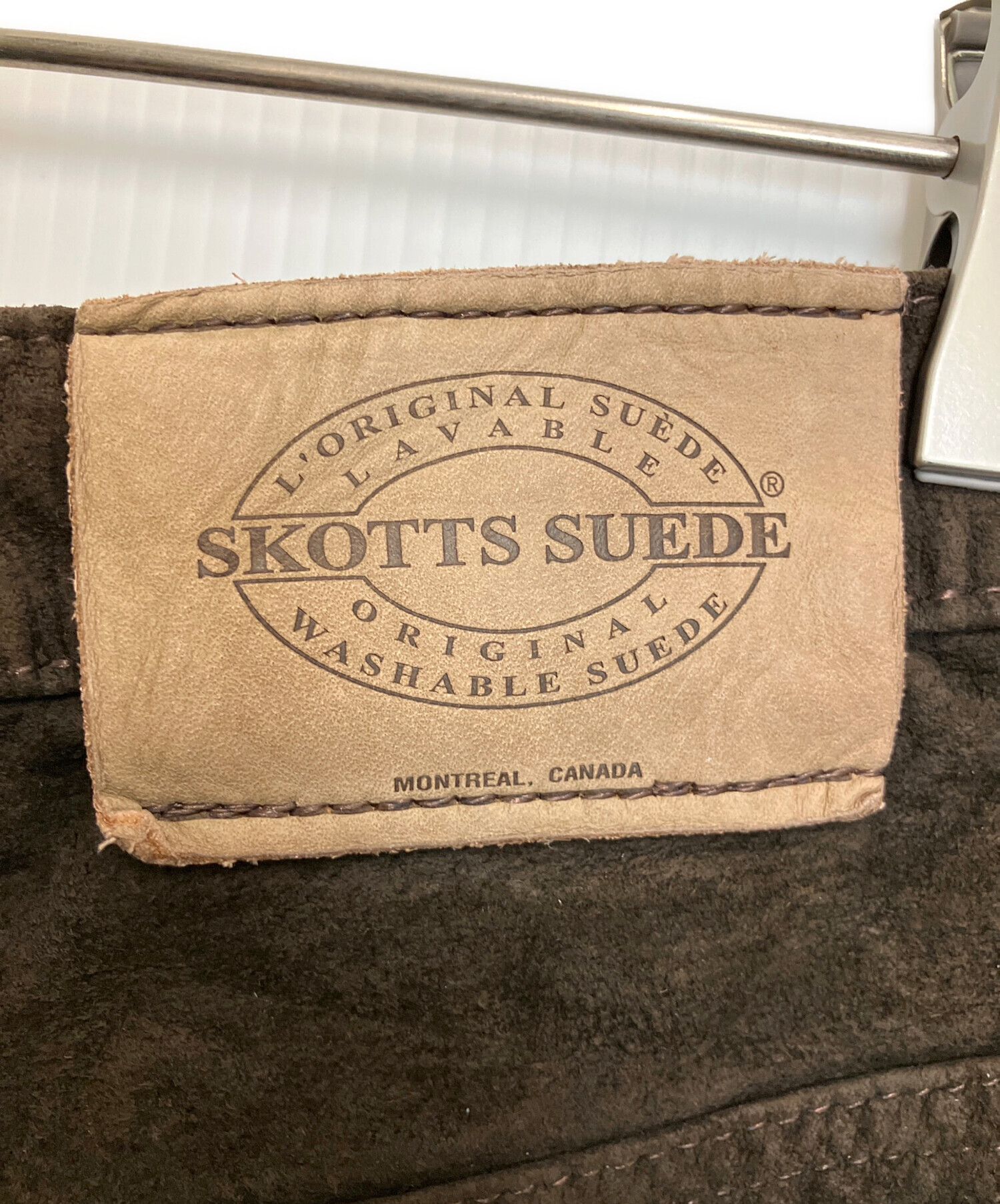 中古・古着通販】SKOTTS SUEDE (スコッツスエード) レザーパンツ 