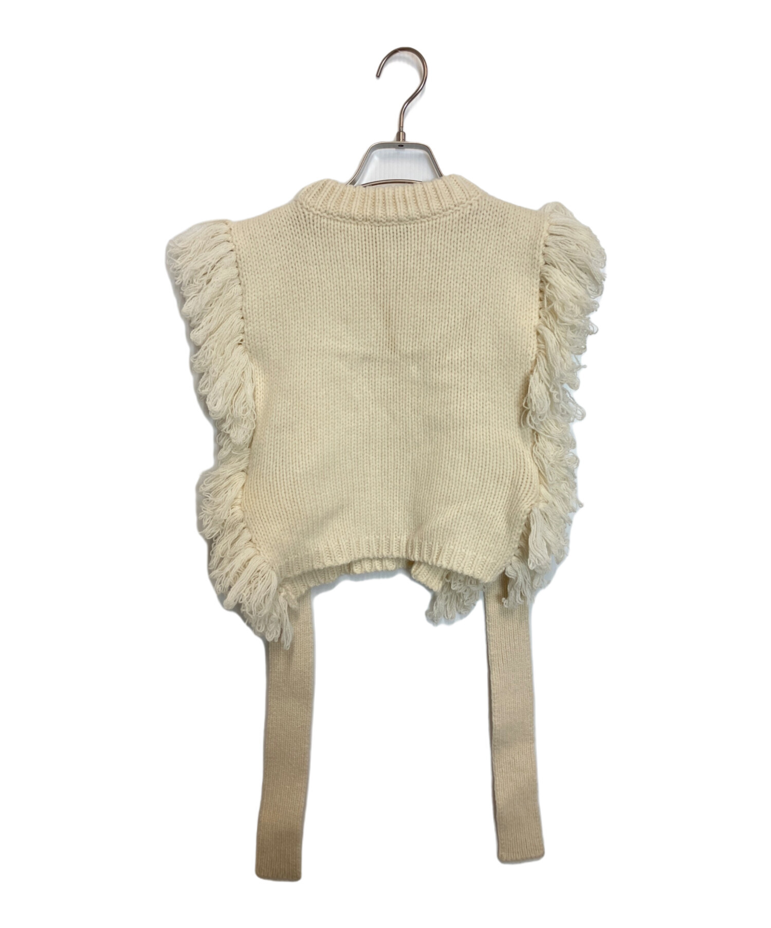 中古・古着通販】HYKE (ハイク) ニットベスト ベージュ サイズ:不明