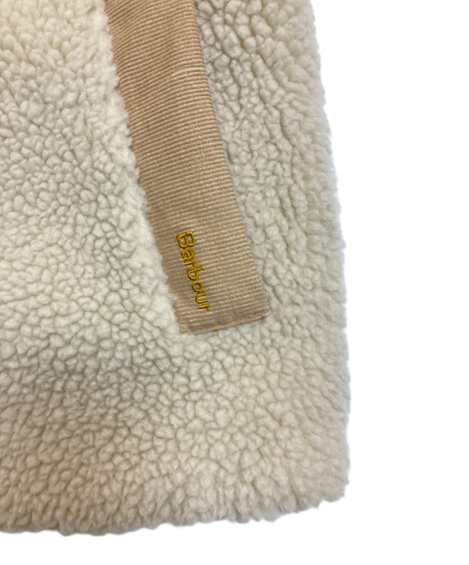 中古・古着通販】Barbour (バブアー) ボアベスト ベージュ サイズ:M