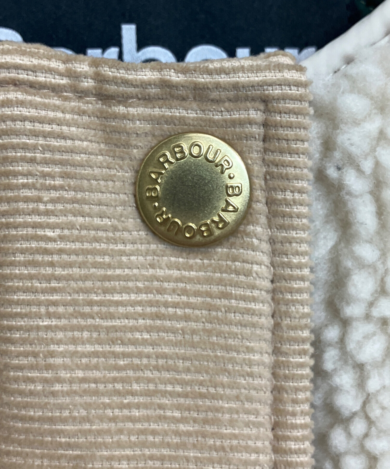 中古・古着通販】Barbour (バブアー) ボアベスト ベージュ サイズ:M