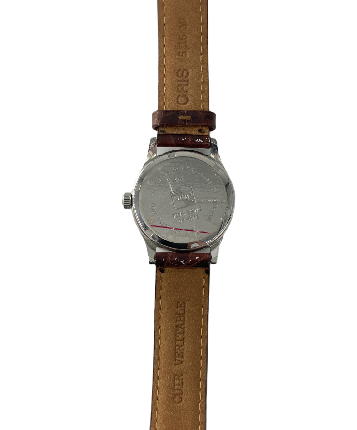 中古・古着通販】ORIS (オリス) 腕時計 ホワイト｜ブランド・古着通販