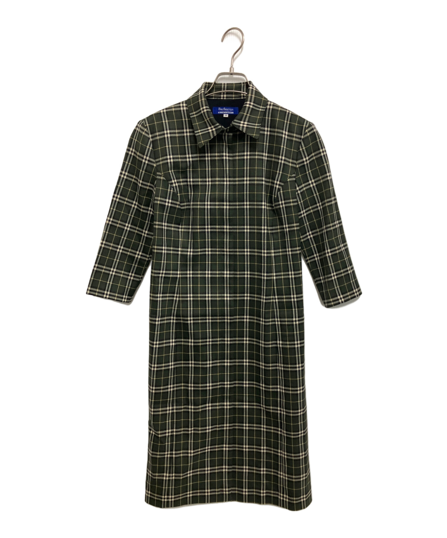 Burberrys Blue Label コート　バーバリー Burberrys BLUE LABEL バーバリー レザー ツイード コート