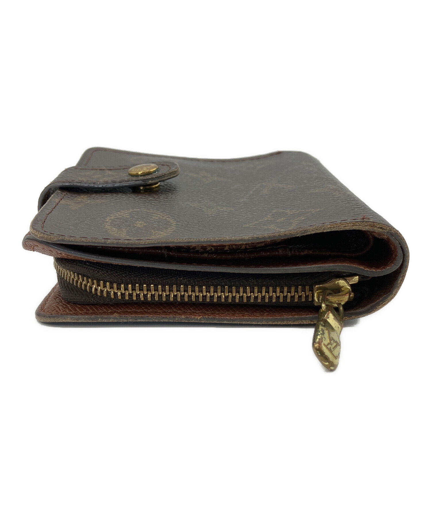 新品未使用！ルイヴィトン　コンパクトジップ　モノグラム正規保証付 中古・古着通販】LOUIS VUITTON (ルイ ヴィトン) コンパクトジップ