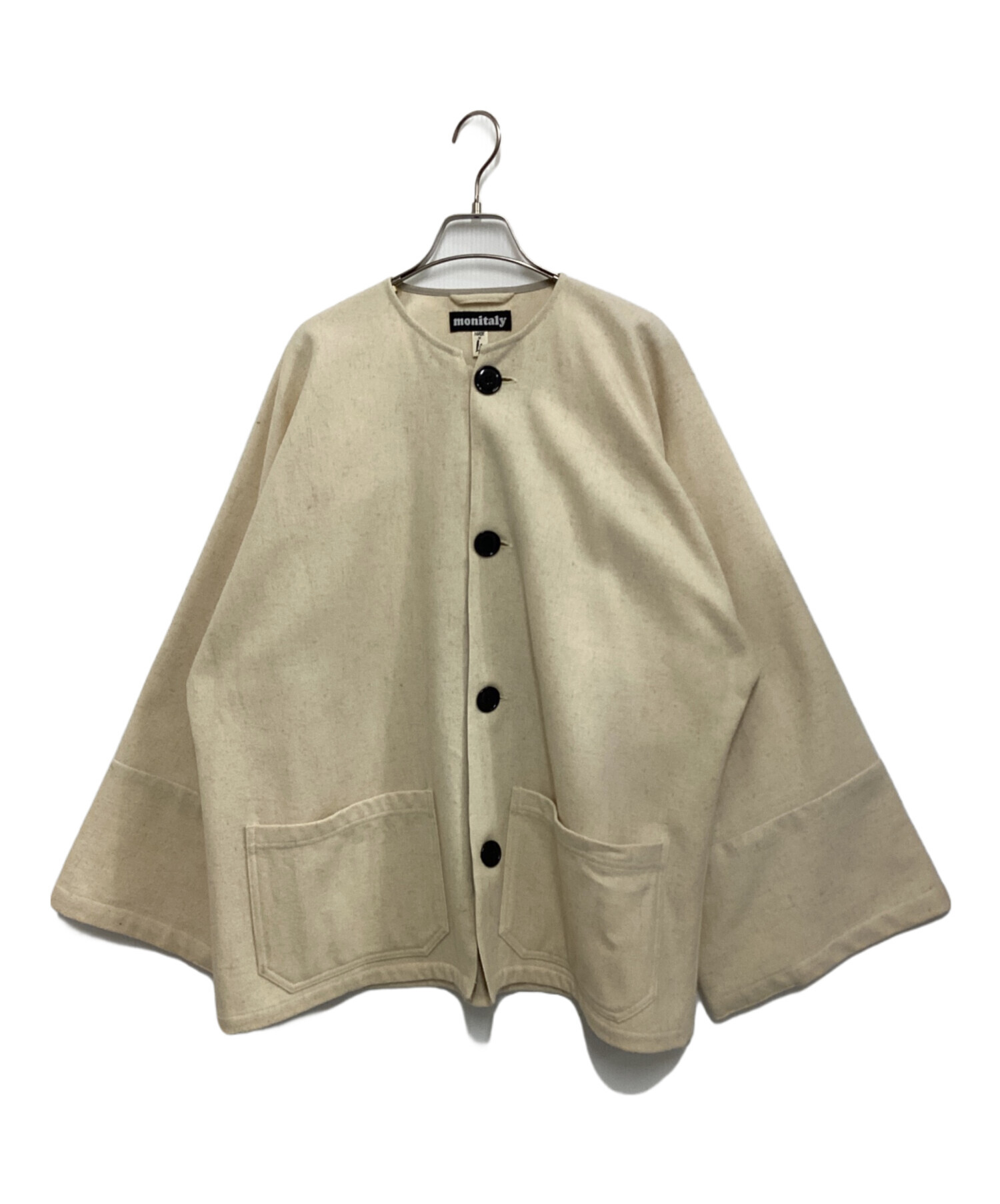 中古・古着通販】MONITALY (モニタリー) PEASANTジャケット アイボリー