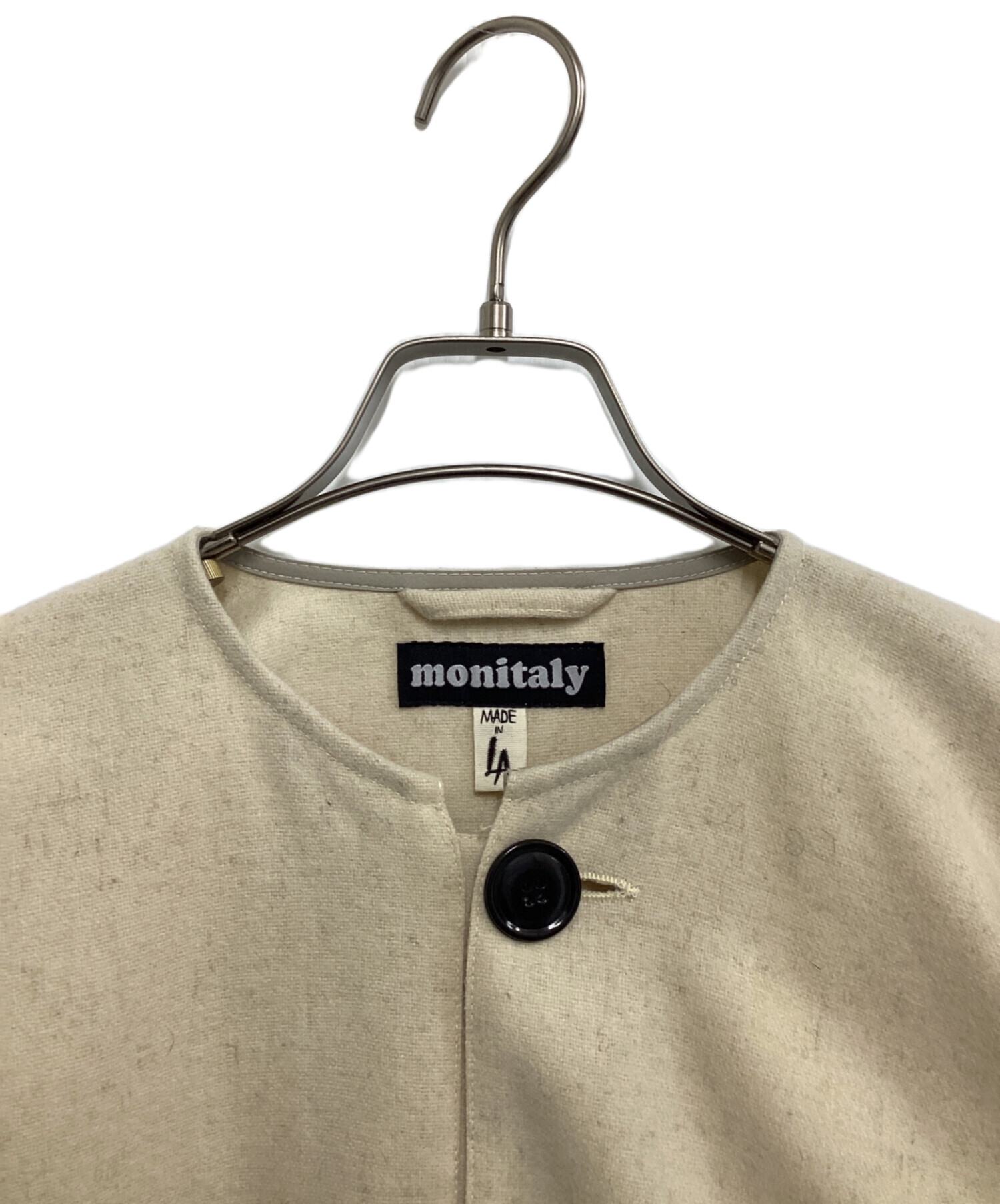 中古・古着通販】MONITALY (モニタリー) PEASANTジャケット アイボリー