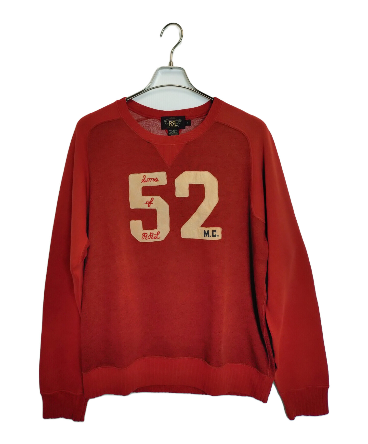 中古・古着通販】RRL (ダブルアールエル) 52 Sweatshirt レッド サイズ