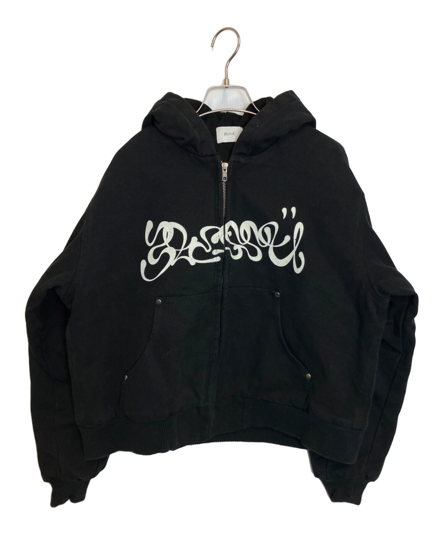 中古・古着通販】BLESSU (ブレスユー) 中綿ジャケット ブラック サイズ 