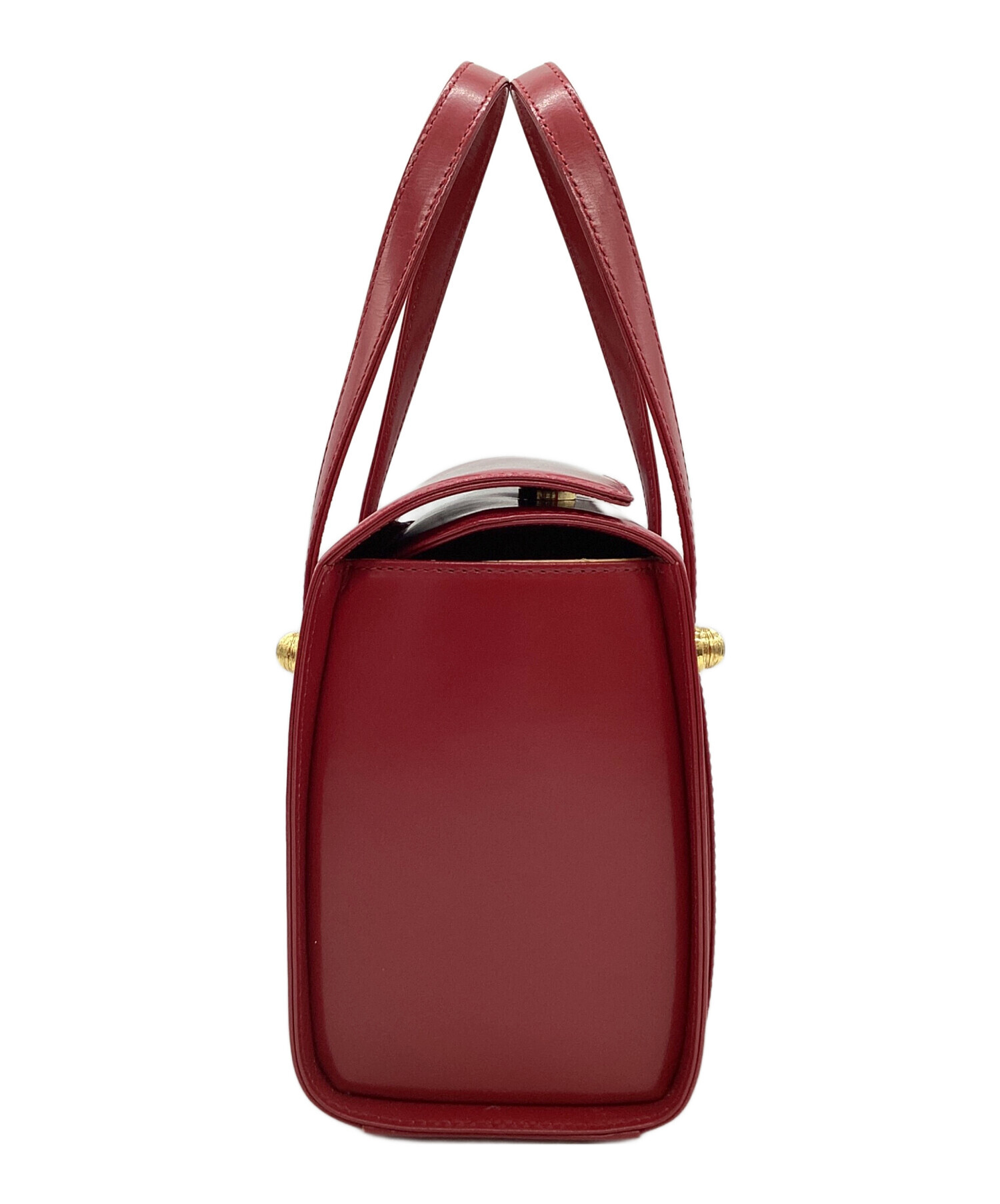 中古・古着通販】KITAMURA (キタムラ) ハンドバッグ レッド｜ブランド