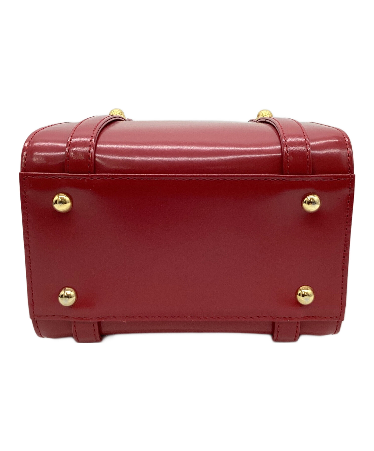 中古・古着通販】KITAMURA (キタムラ) ハンドバッグ レッド｜ブランド