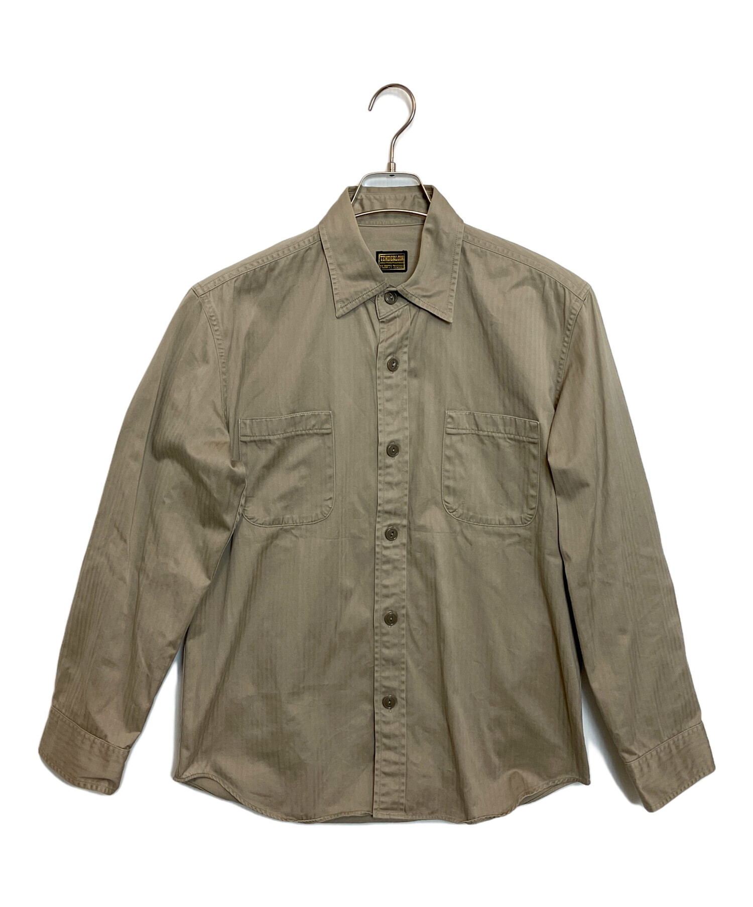 中古・古着通販】TENDERLOIN (テンダーロイン) 長袖シャツ ベージュ