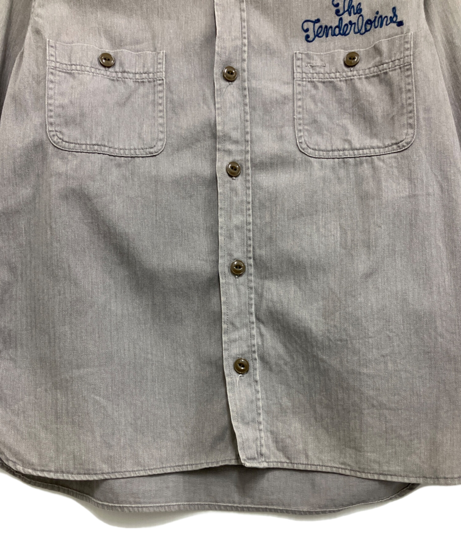 中古・古着通販】TENDERLOIN (テンダーロイン) 長袖シャツ グレー