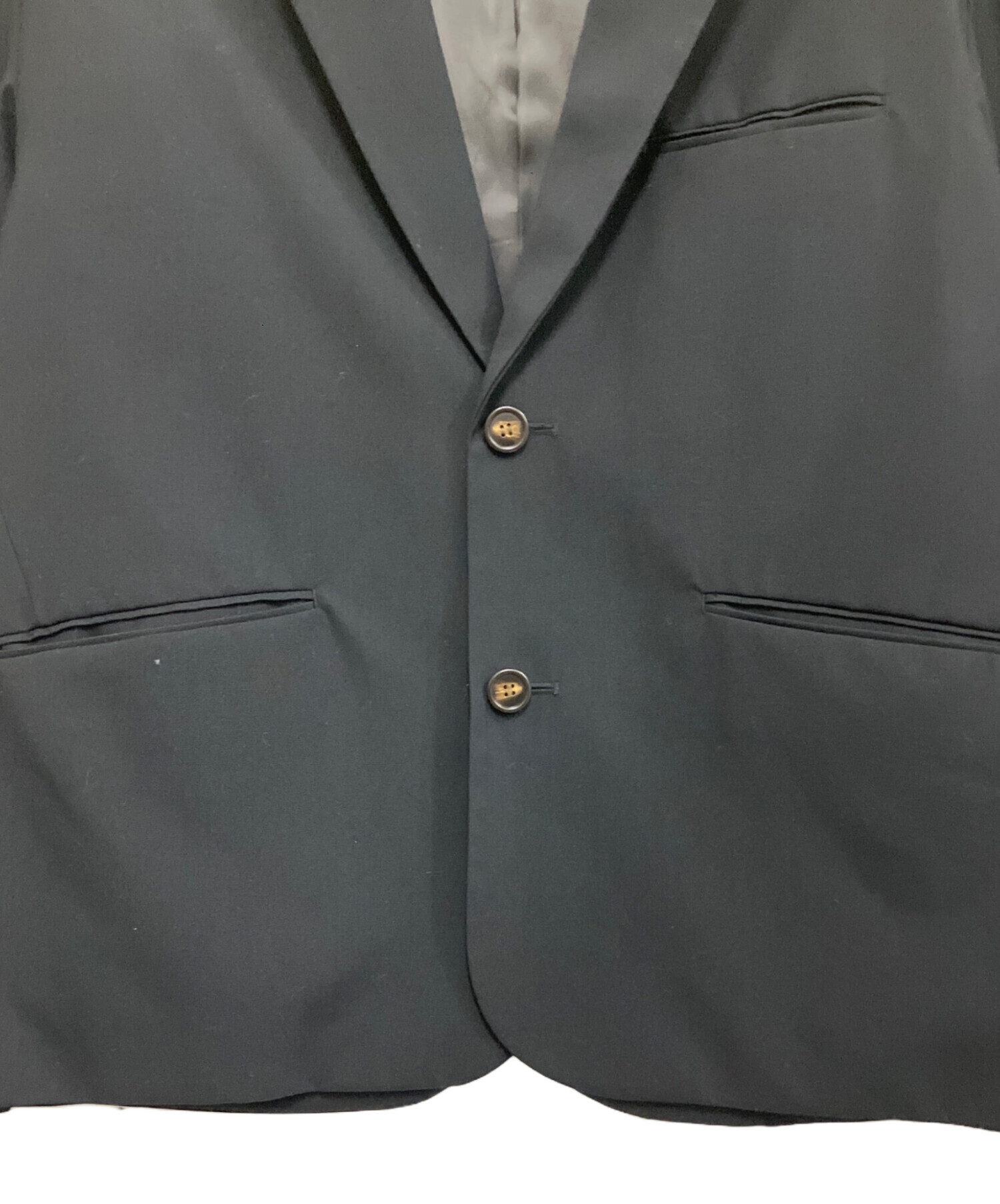 中古・古着通販】kooi (コーイ) DROOP 2 BUTTON JACKET ブラック 