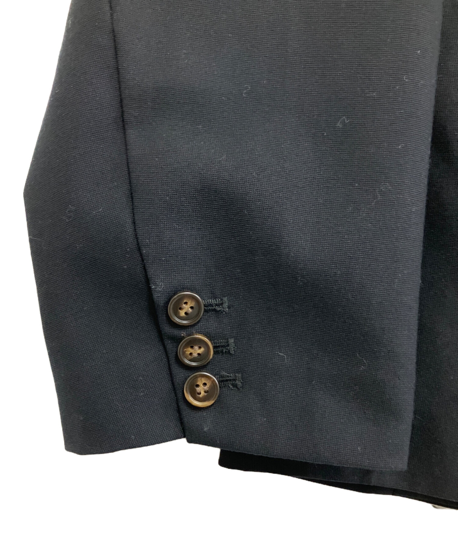 中古・古着通販】kooi (コーイ) DROOP 2 BUTTON JACKET ブラック 