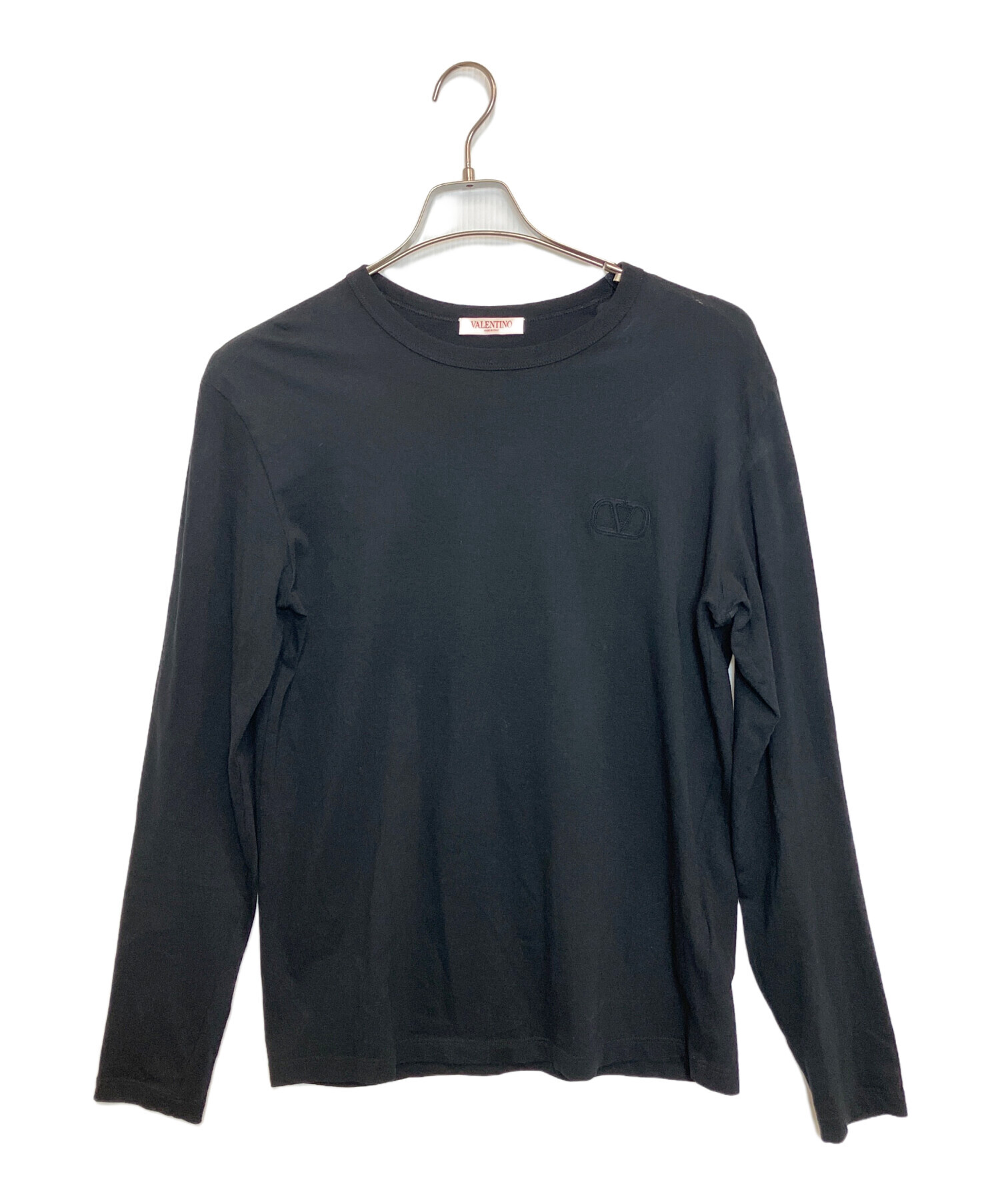中古・古着通販】VALENTINO (ヴァレンティノ) 長袖Tシャツ ブラック