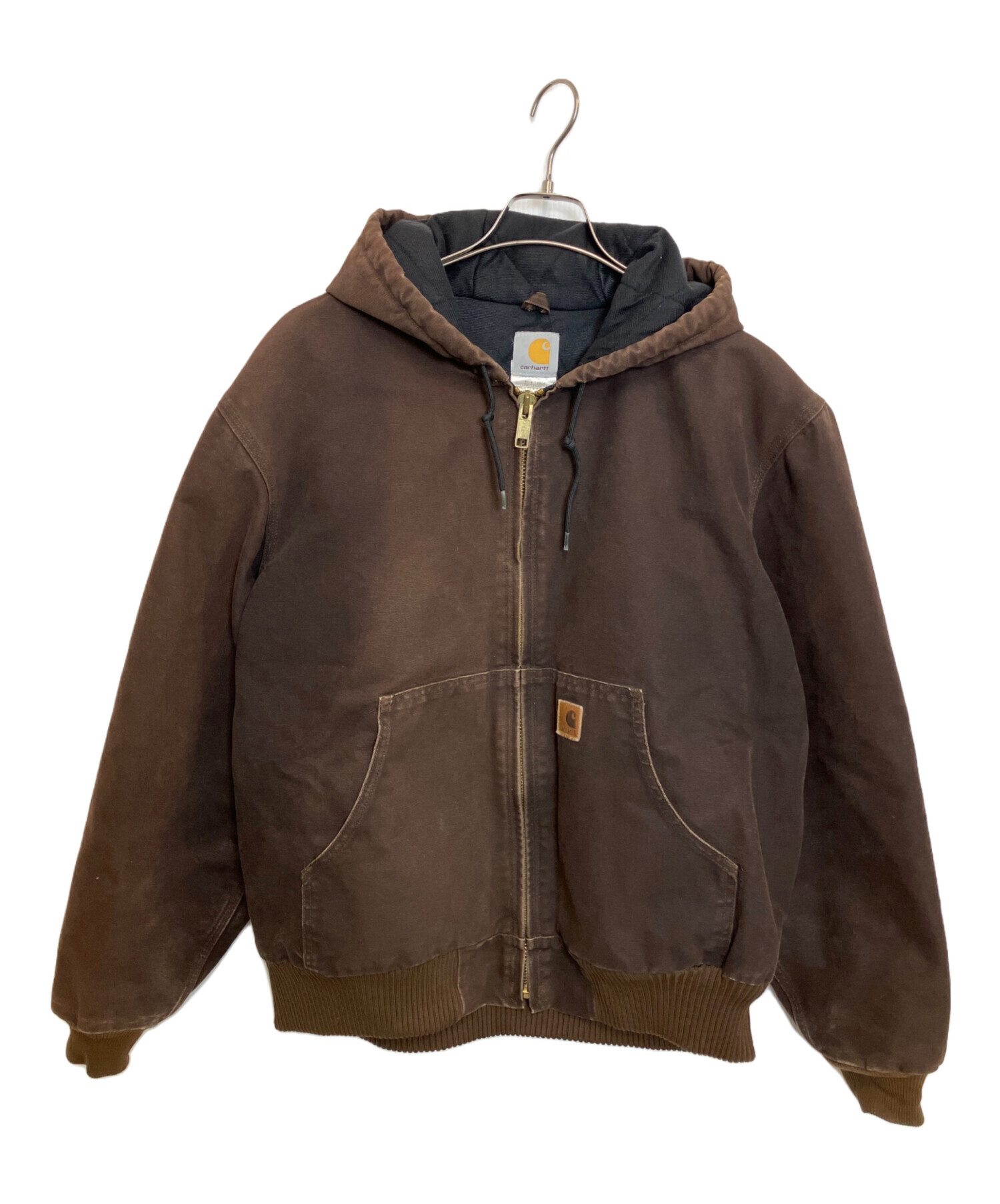 Carhartt アクティブジャケット ダークブラウン J130DKB サイズL 中古・古着通販】CarHartt (カーハート) アクティブジャケット