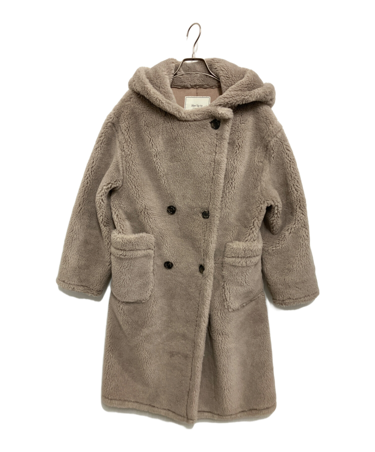 中古・古着通販】HER LIP TO (ハーリップトゥ) Fleur Shearling Boa