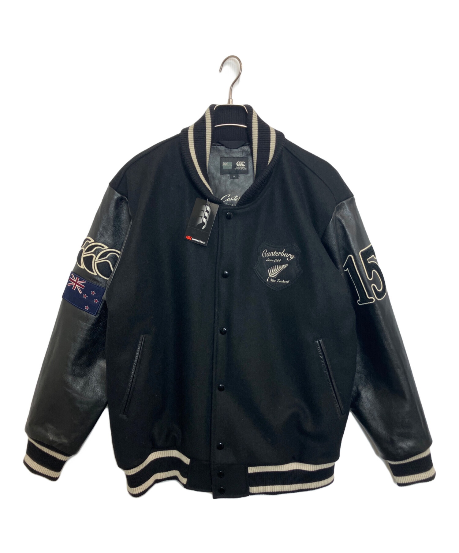 中古・古着通販】Canterbury (カンタベリー) スタジャン ブラック 