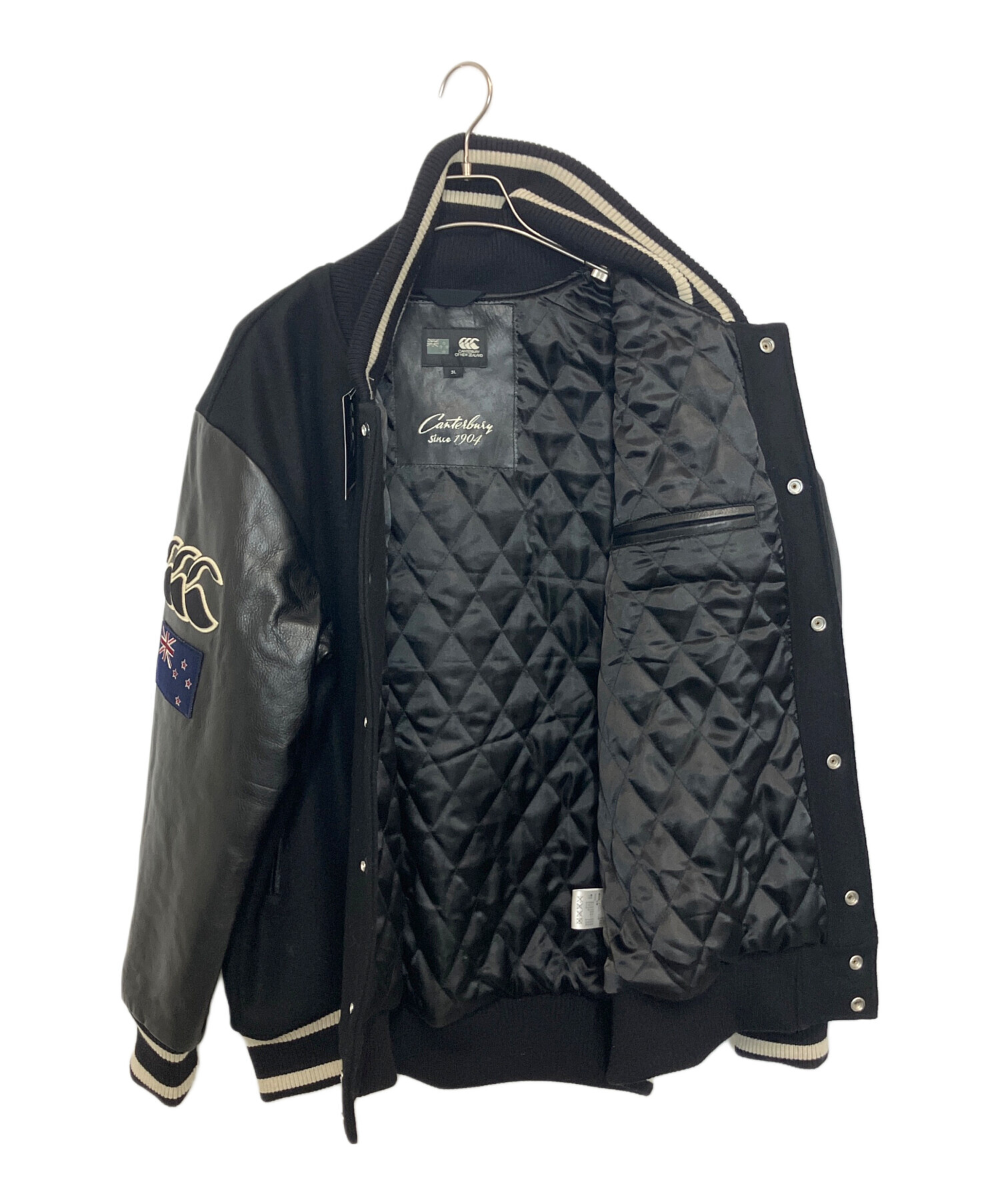 中古・古着通販】Canterbury (カンタベリー) スタジャン ブラック 